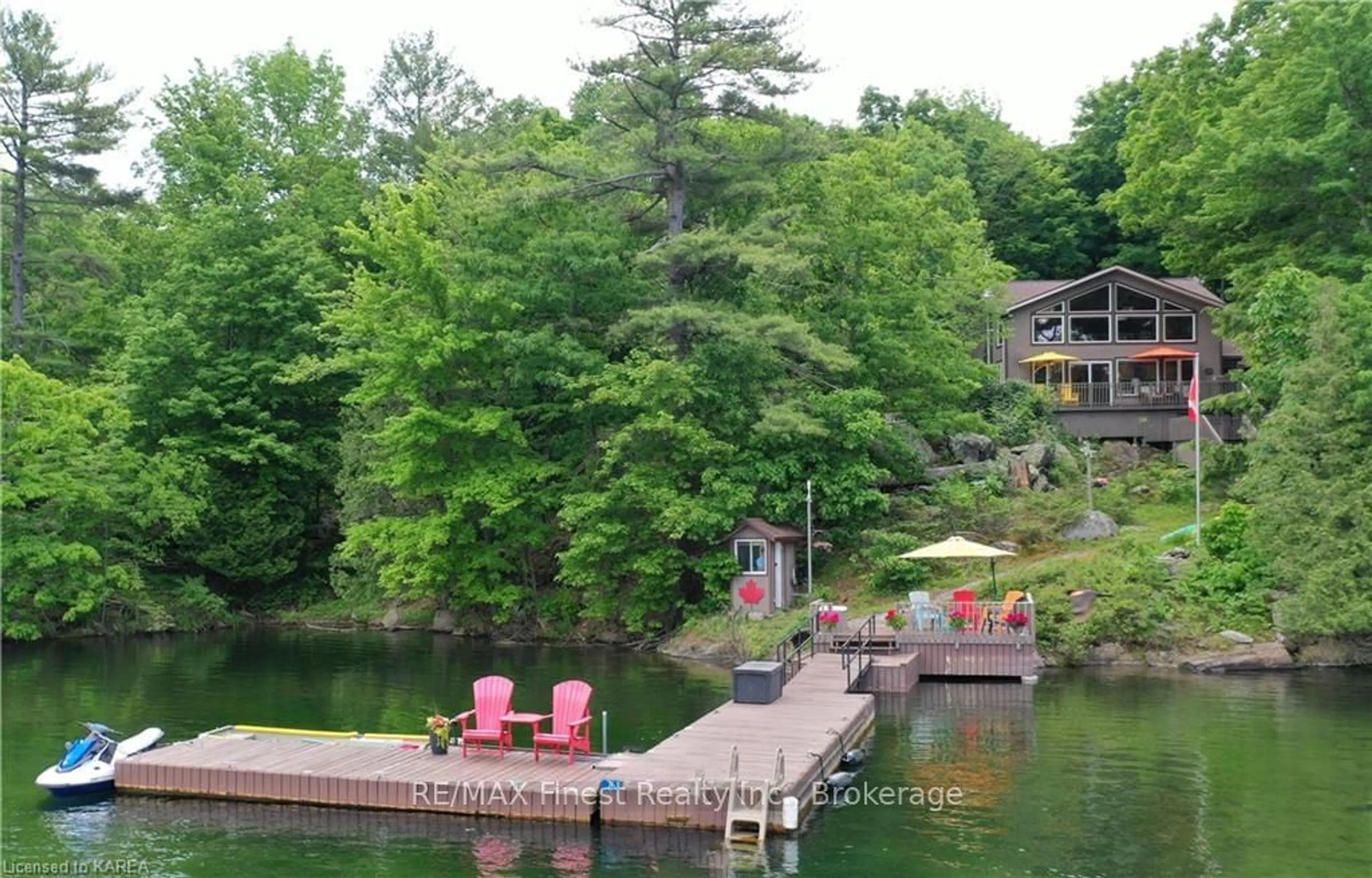 Patio, lake for 76 DOWNIE, Leeds and the Thousand Islands Ontario K0E 1L0