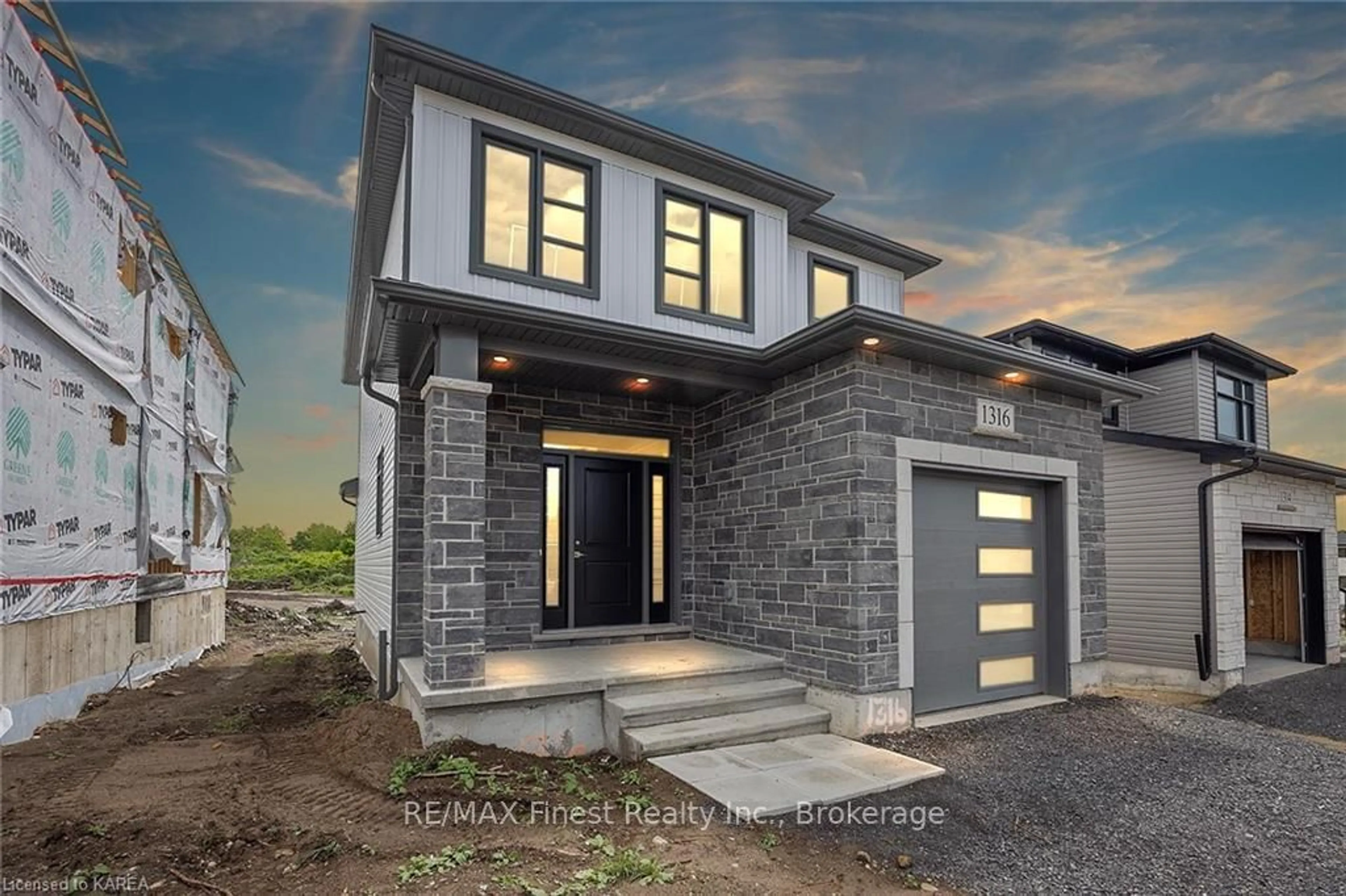 Home with brick exterior material for 1316 TURNBULL Way #LOT E26, Kingston Ontario K7P 0S9