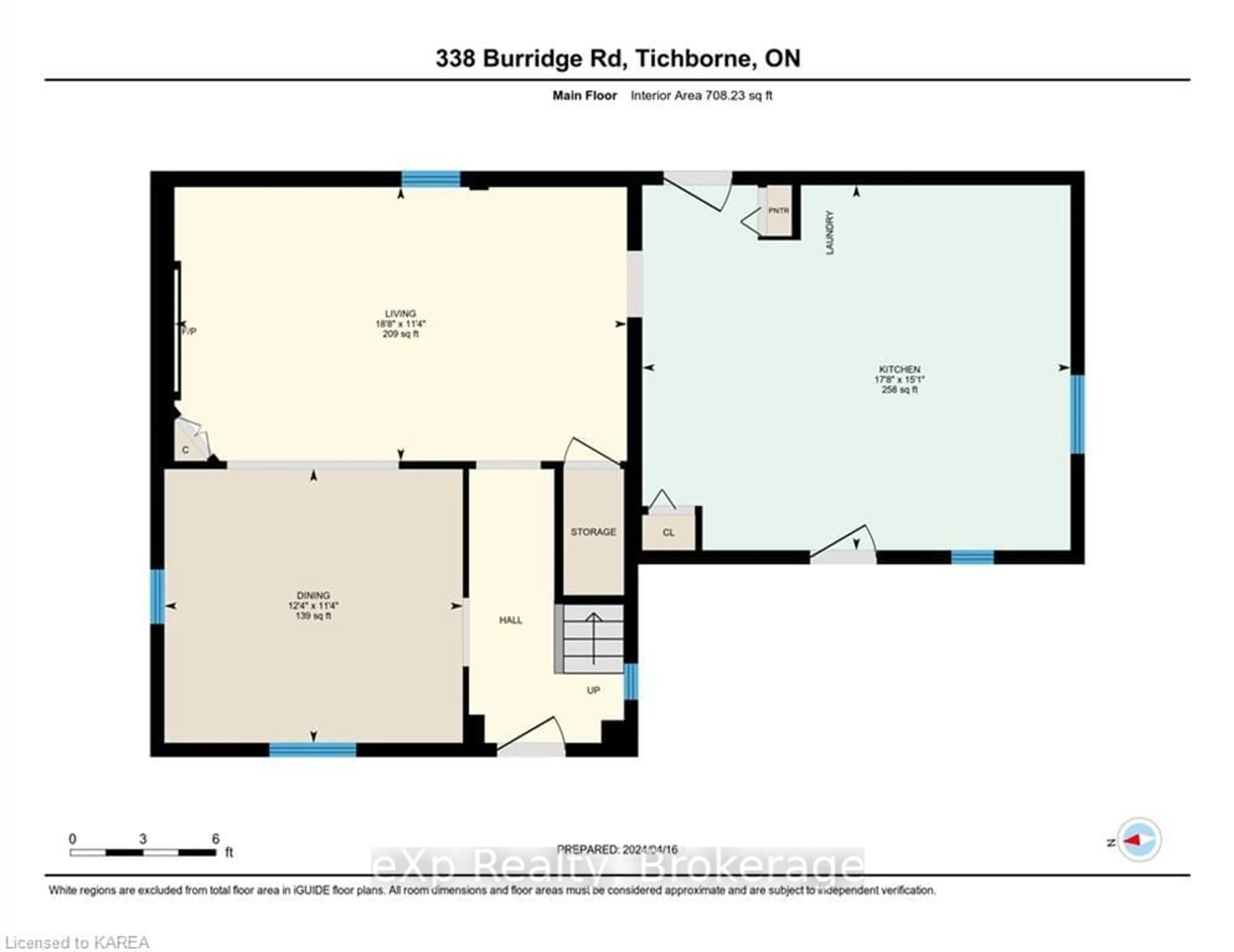 Floor plan for 338 BURRIDGE Rd, South Frontenac Ontario K0H 1T0