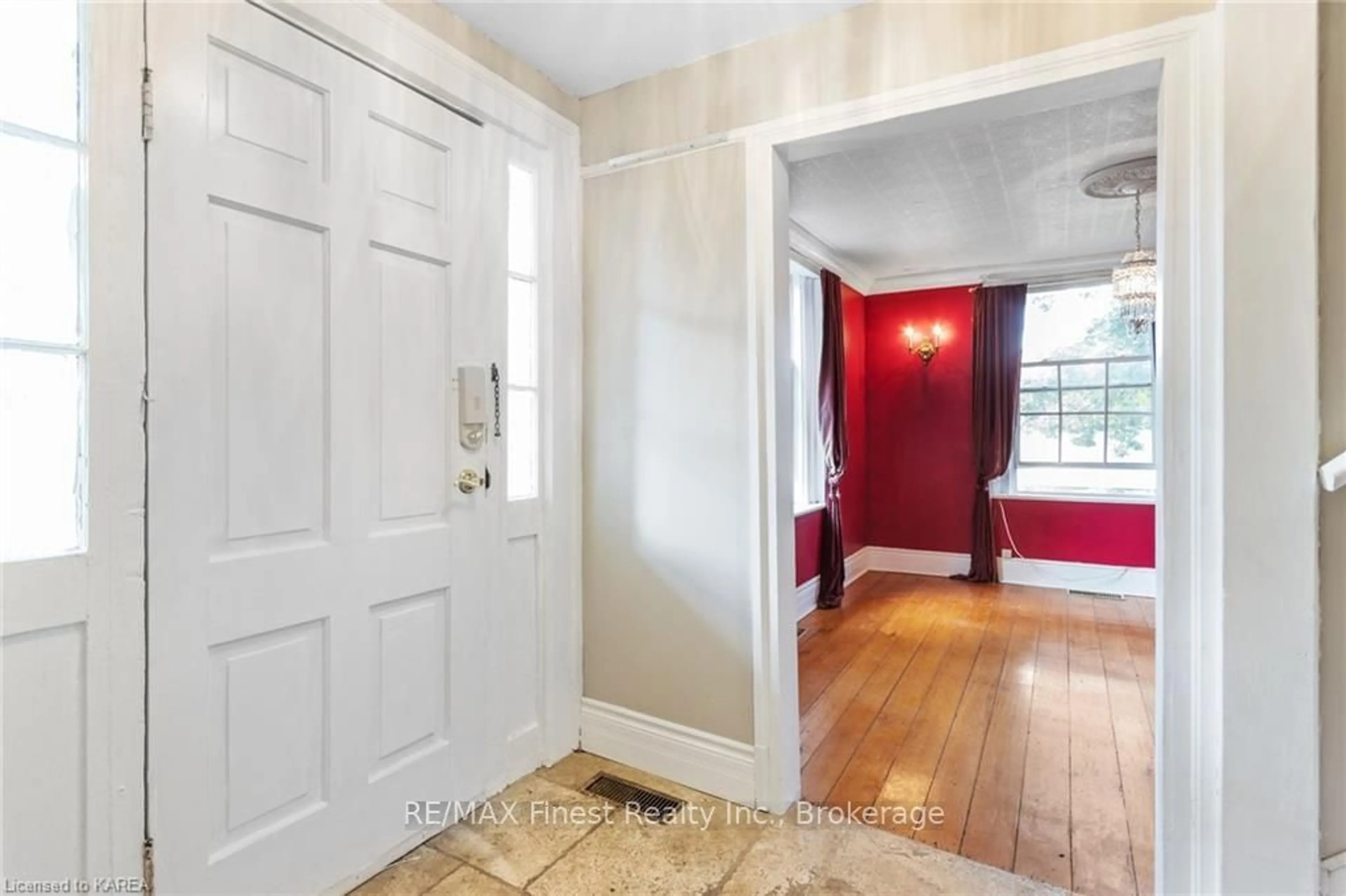 Indoor entryway, wood floors for 4639 BATH Rd, Loyalist Ontario K7N 1A8