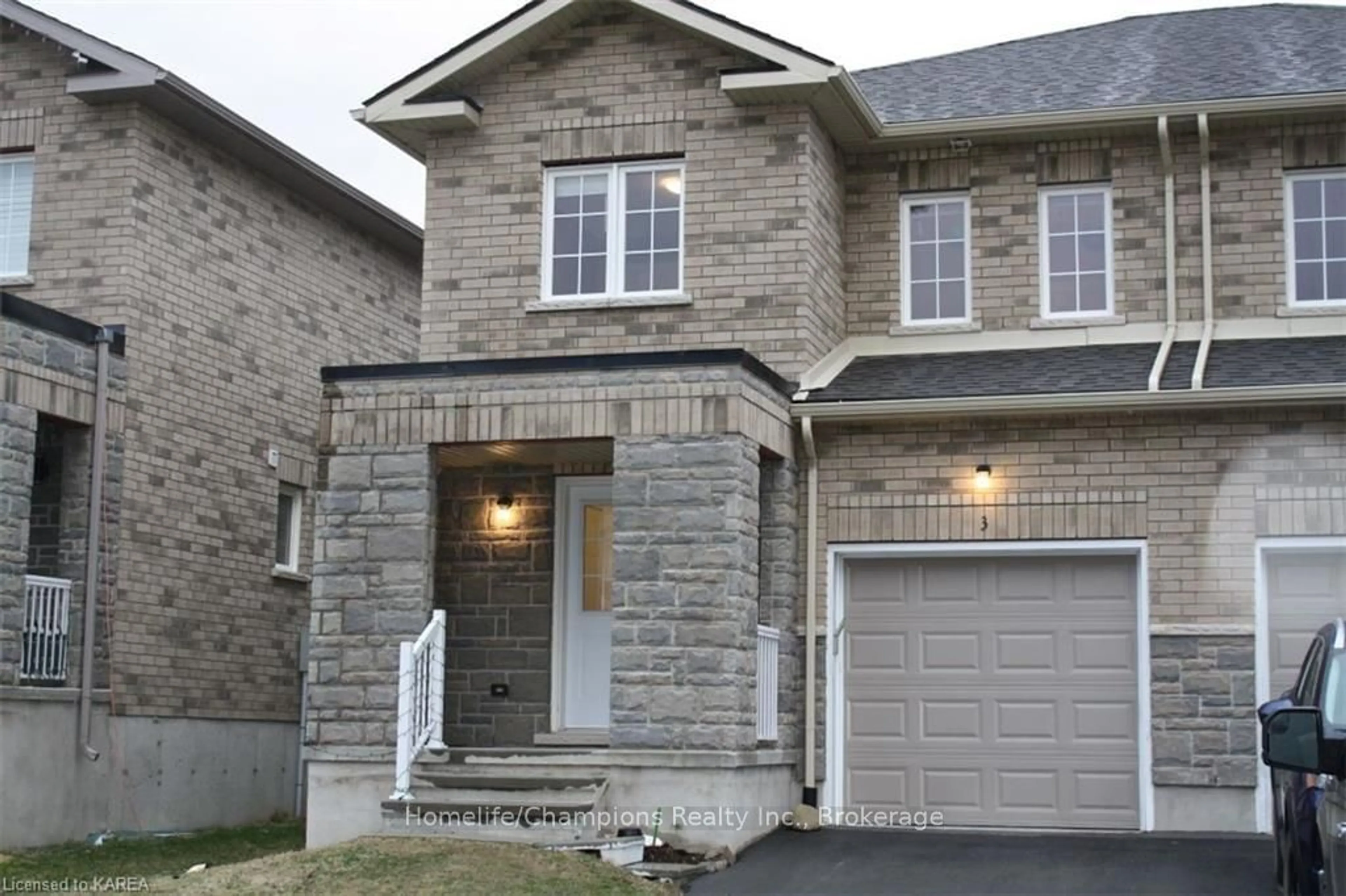 Home with brick exterior material for 3 TEGAN Crt, Loyalist Ontario K0H 2H0