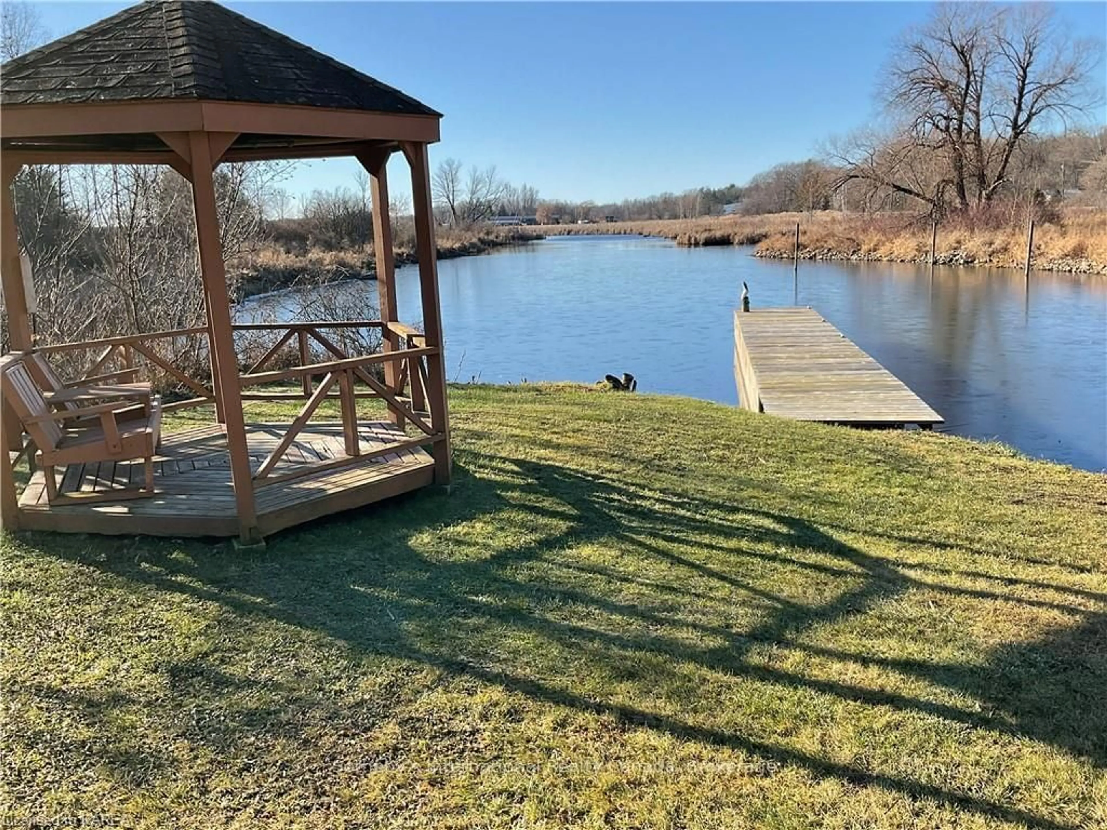 Patio, the view of lake or river for 5 NARROWS LANE RD Lane Ontario K0E 1R0