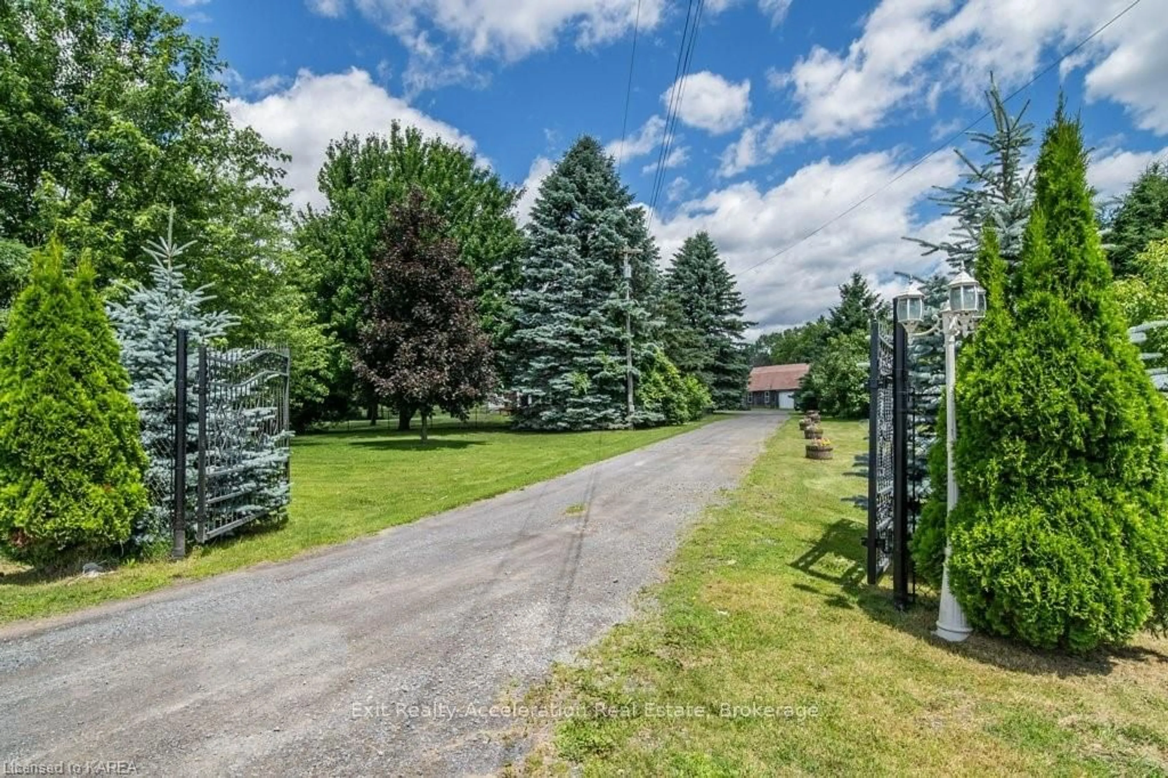 Patio, the fenced backyard for 8061 COUNTY ROAD 2, Greater Napanee Ontario K0K 2W0