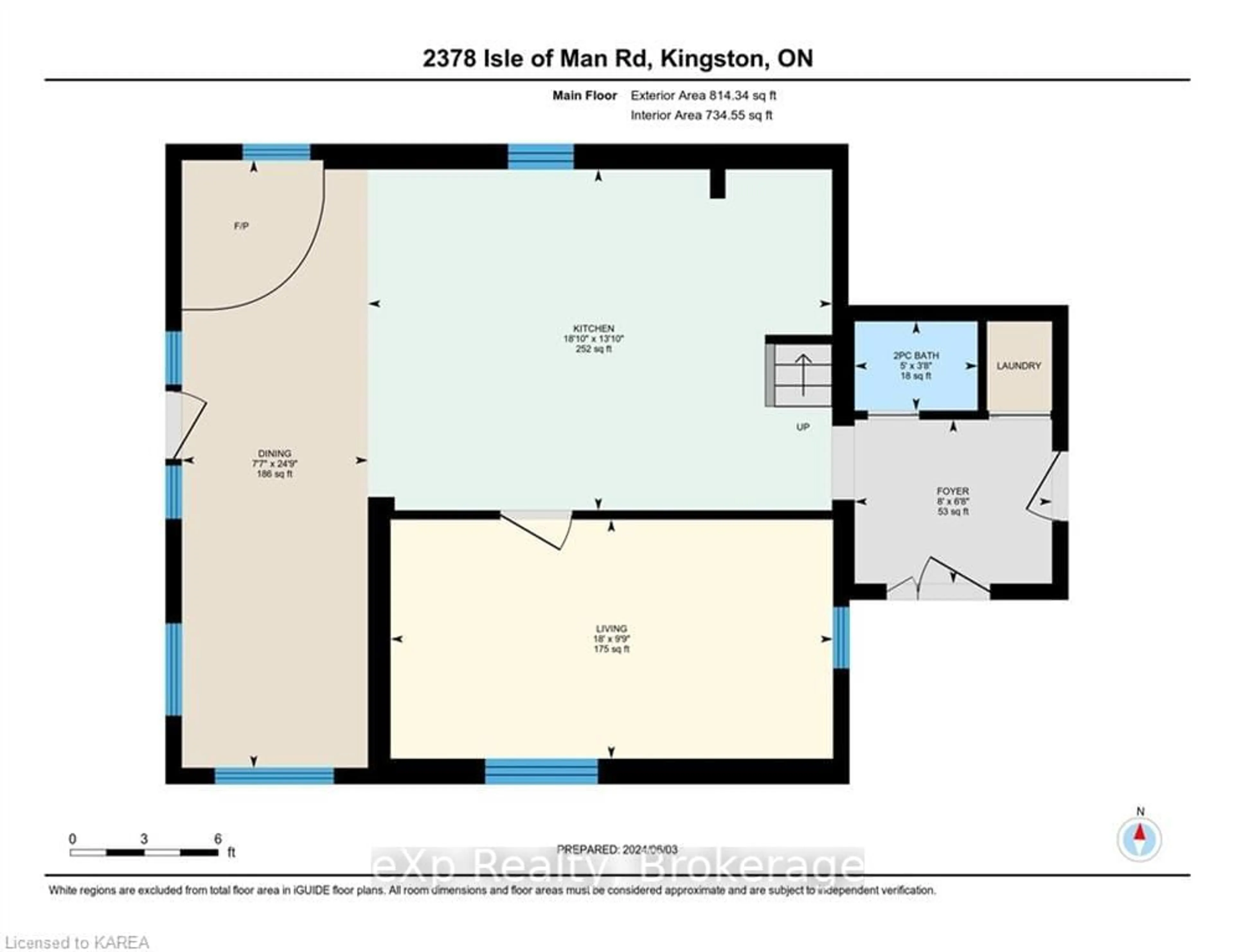 Floor plan for 2738 ISLE OF MAN Rd, Kingston Ontario K7L 4B3