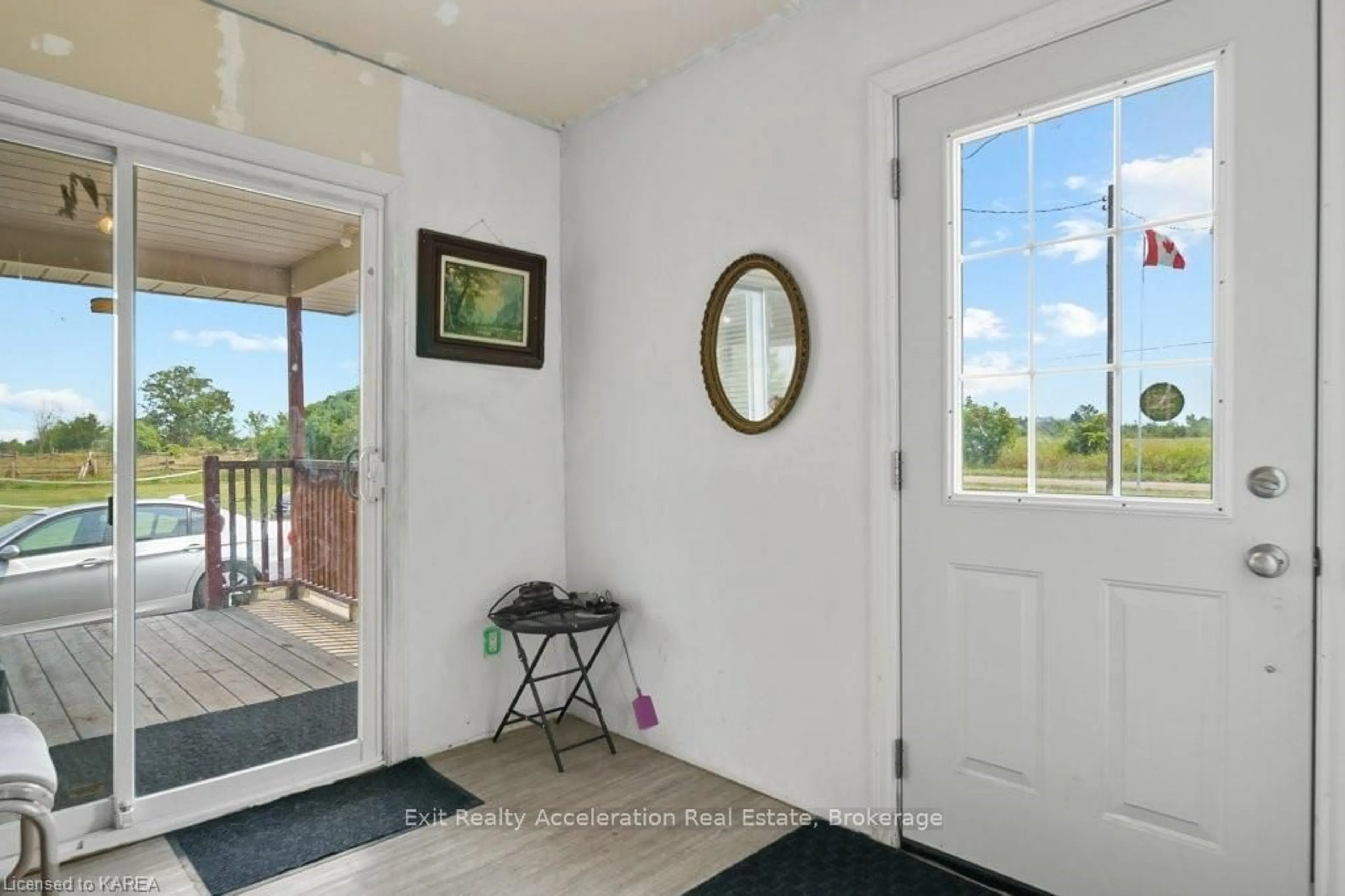 Indoor entryway, wood floors for 595 CRAIGEN Rd, Stone Mills Ontario K0K 2S0