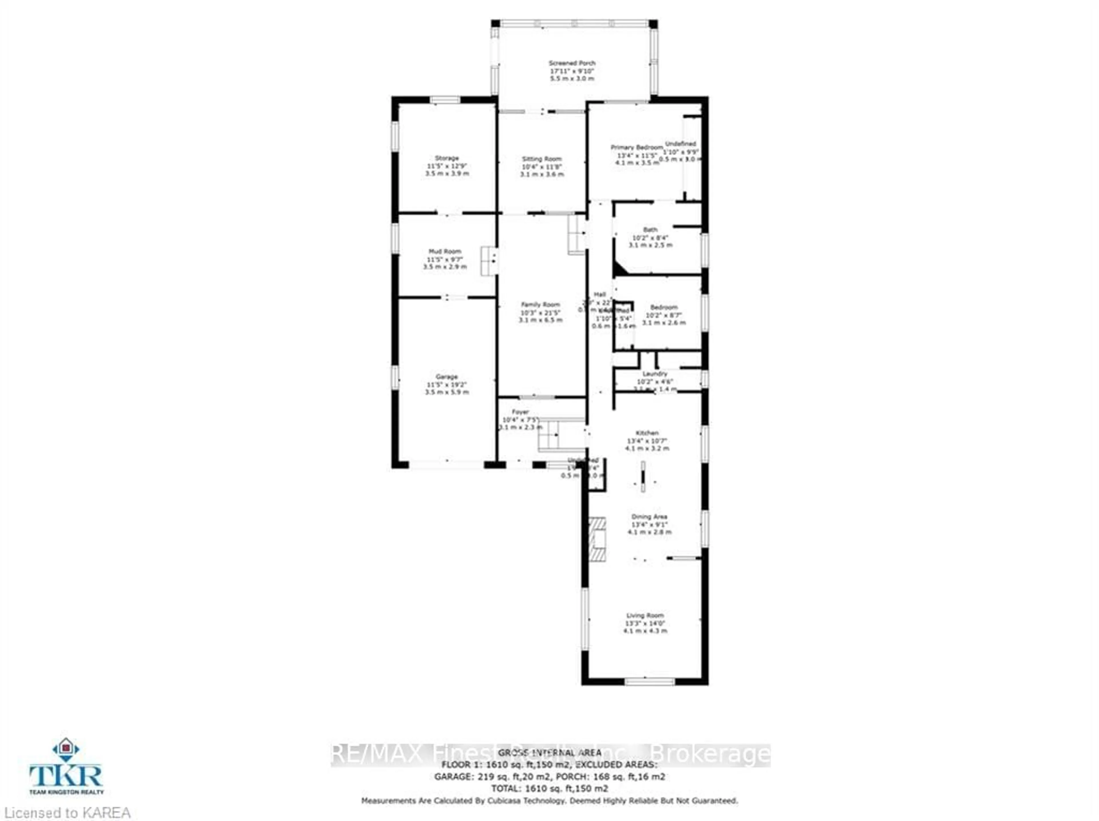 Floor plan for 7 CEDAR St, Greater Napanee Ontario K7R 3L1