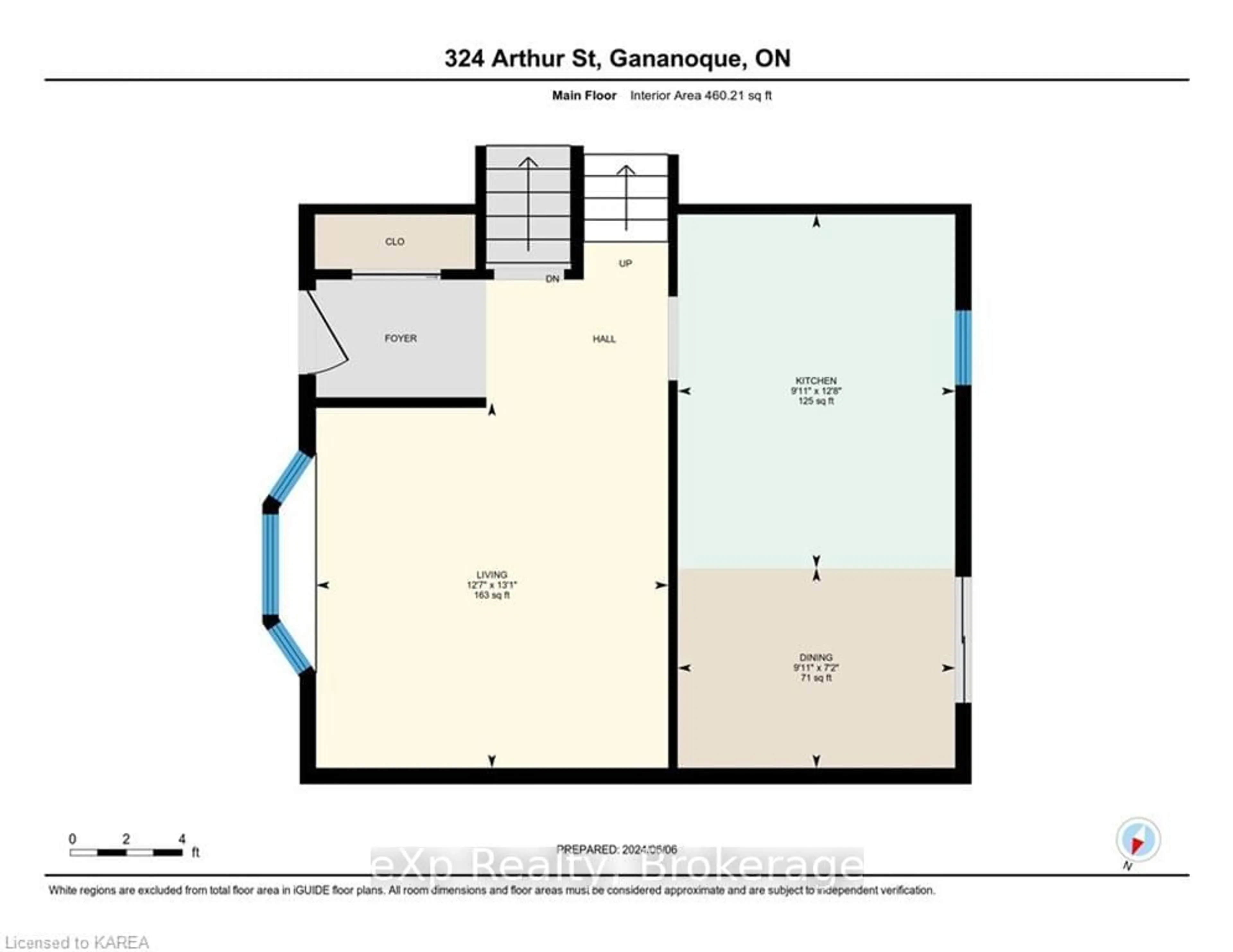 Floor plan for 324 ARTHUR St, Gananoque Ontario K7G 1B4