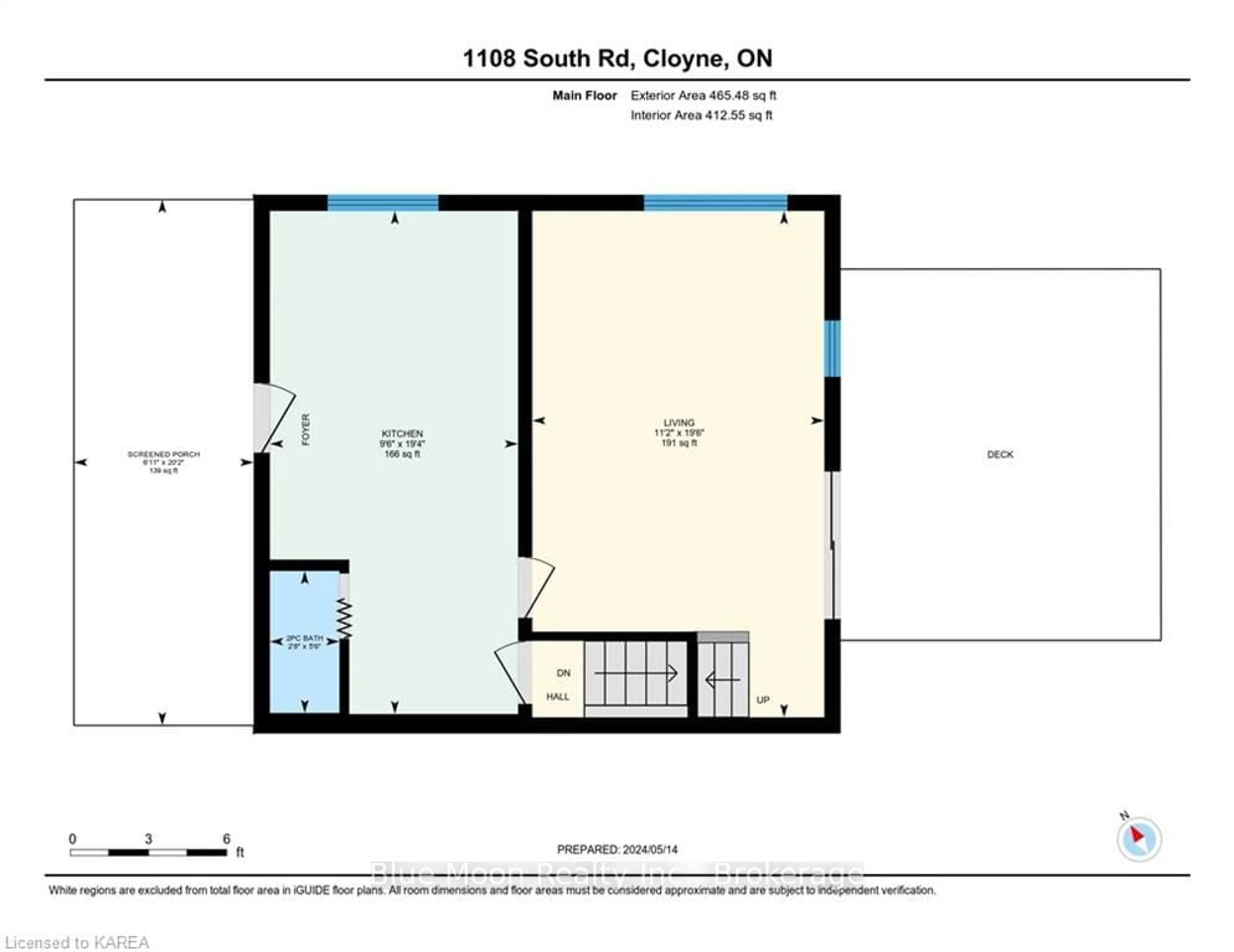 Floor plan for 1108 SOUTH Rd, North Frontenac Ontario K0H 1K0