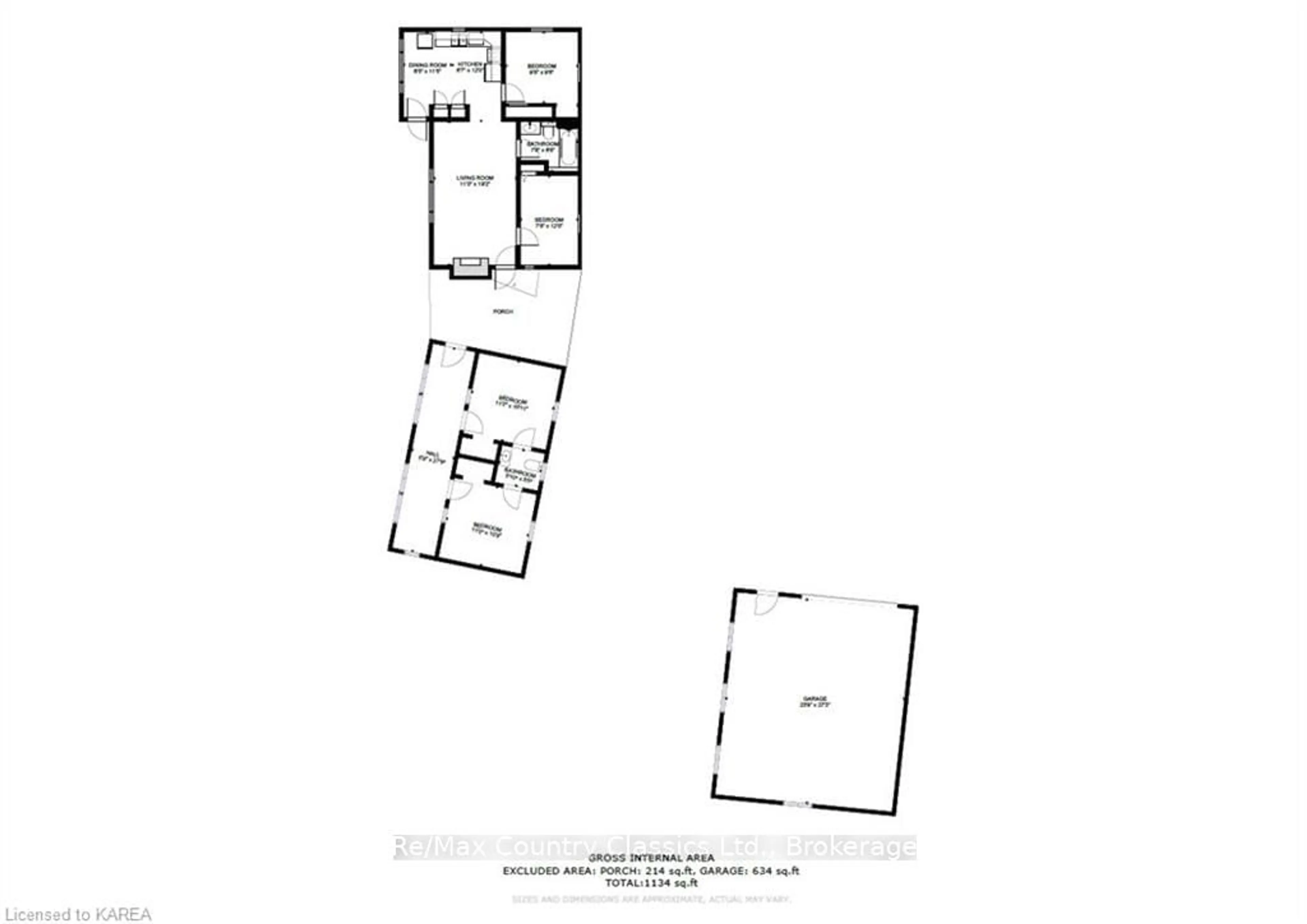 Floor plan for 1264 HEAD Rd, North Frontenac Ontario K0H 1K0