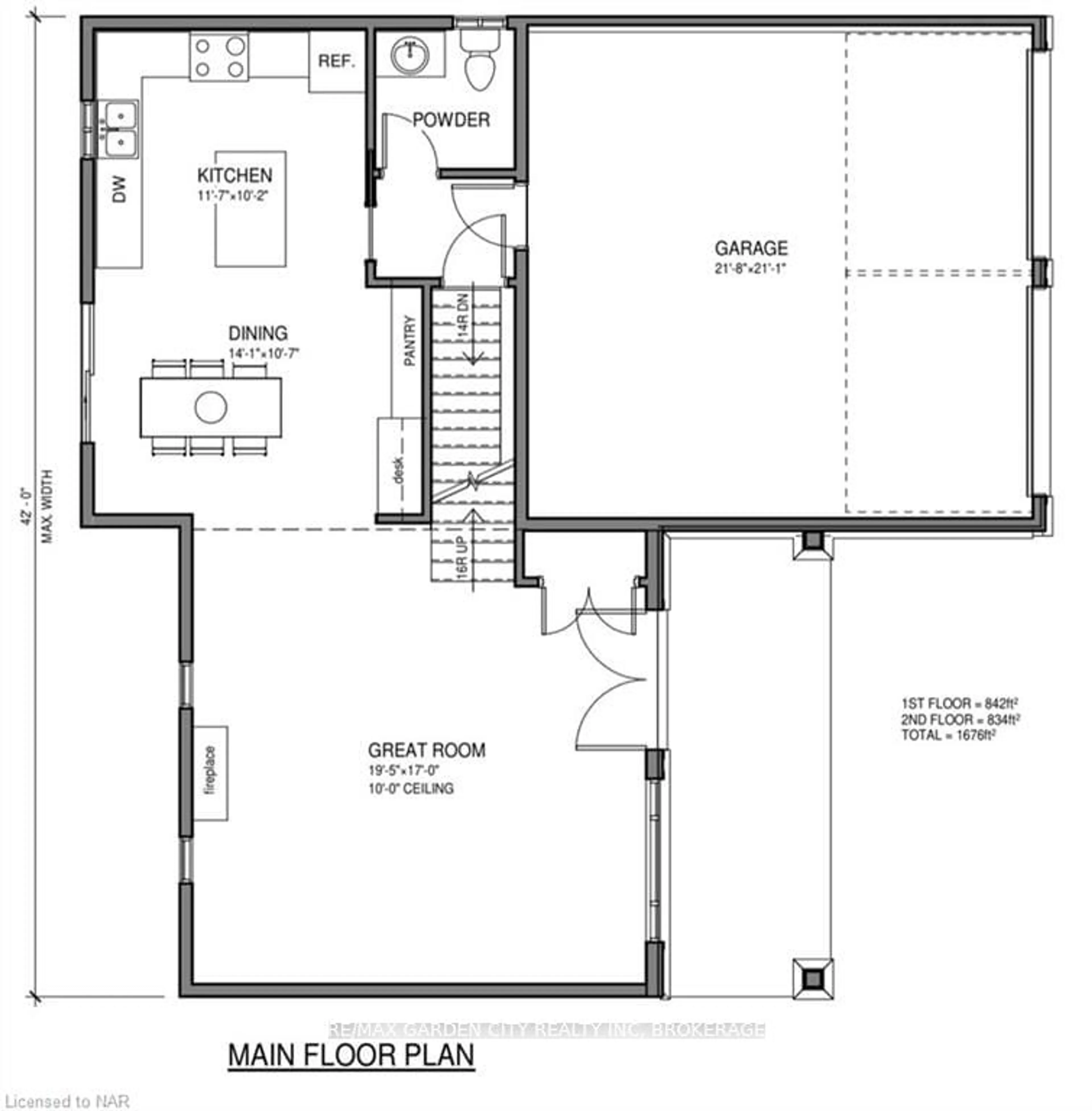 Floor plan for 45 CANBY LOT #1 St, Thorold Ontario 000 000