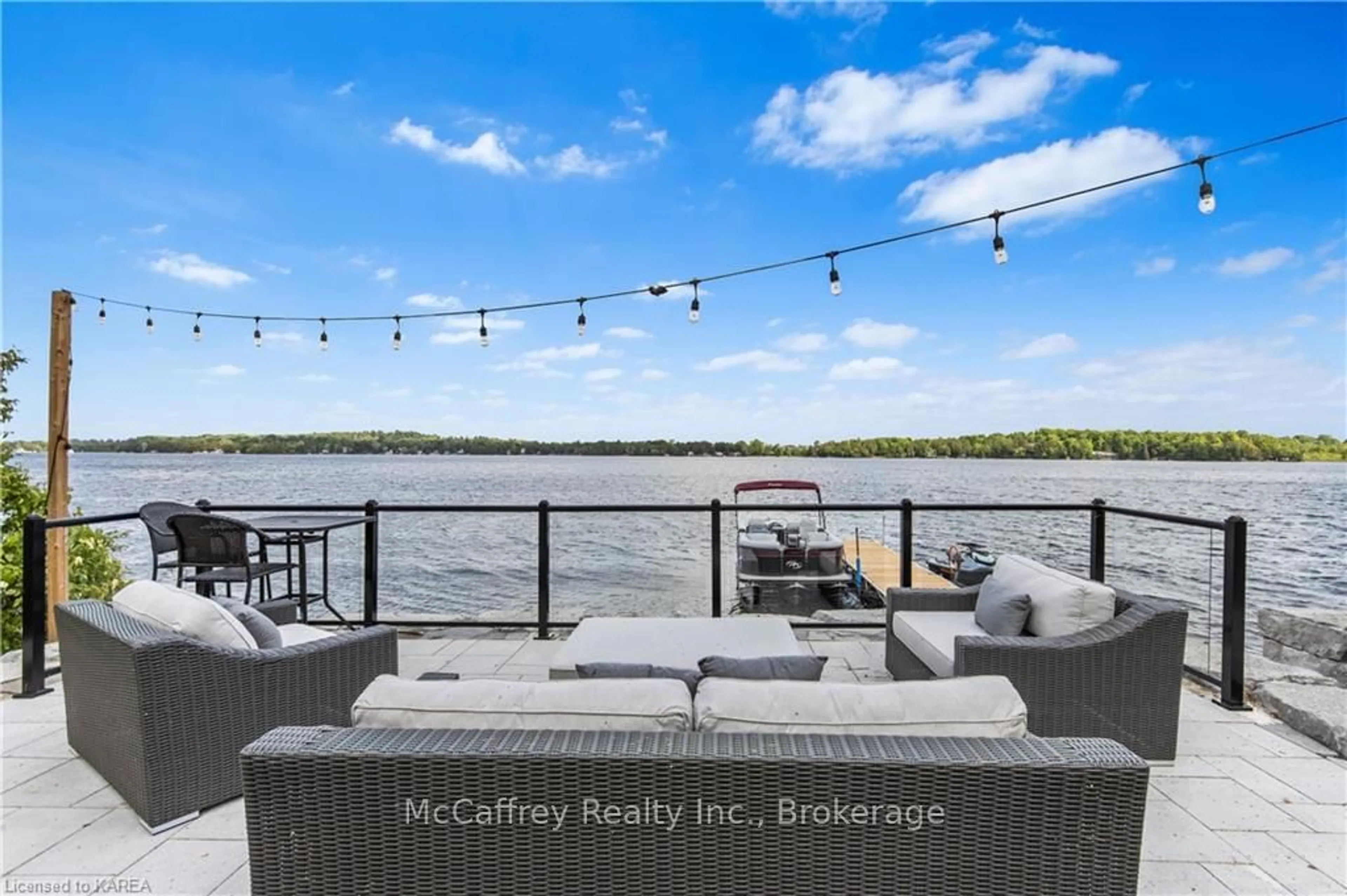 Patio, the view of lake or river for 80 NEVILLE POINT Rd, Stone Mills Ontario K0K 2A0