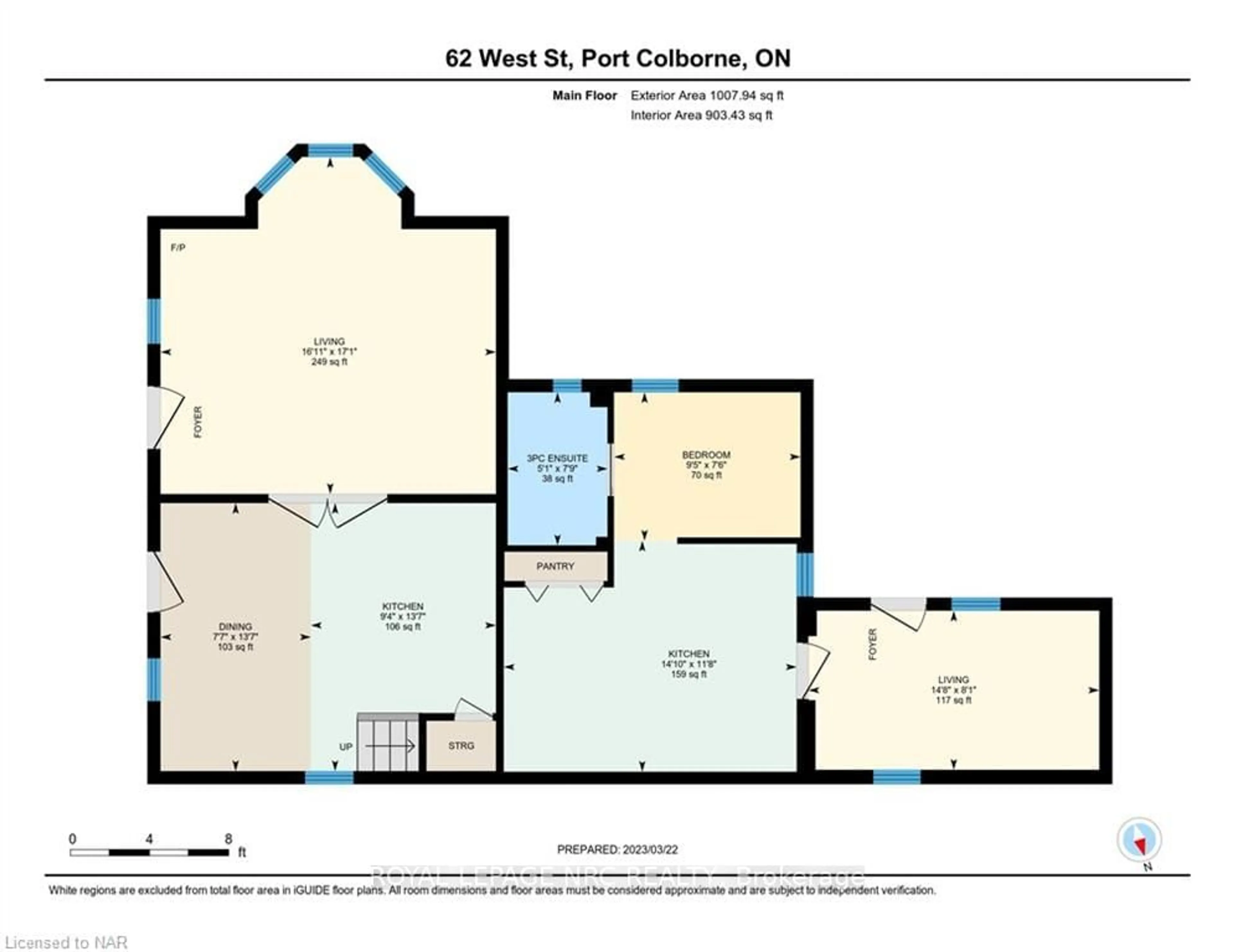 Floor plan for 62 WEST St, Port Colborne Ontario L3K 4C8