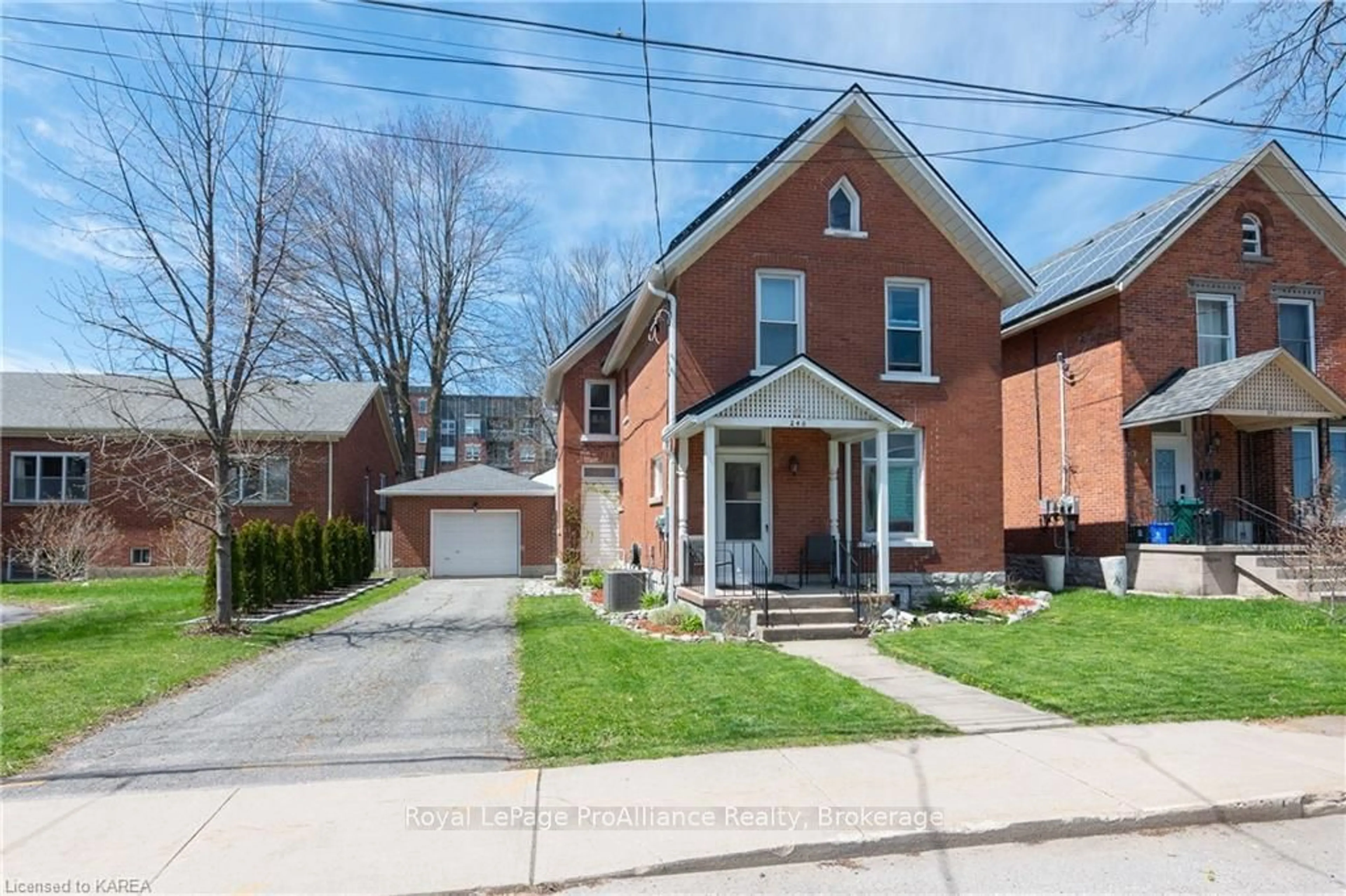 Frontside or backside of a home, the street view for 240 NELSON St, Kingston Ontario K7K 4M7