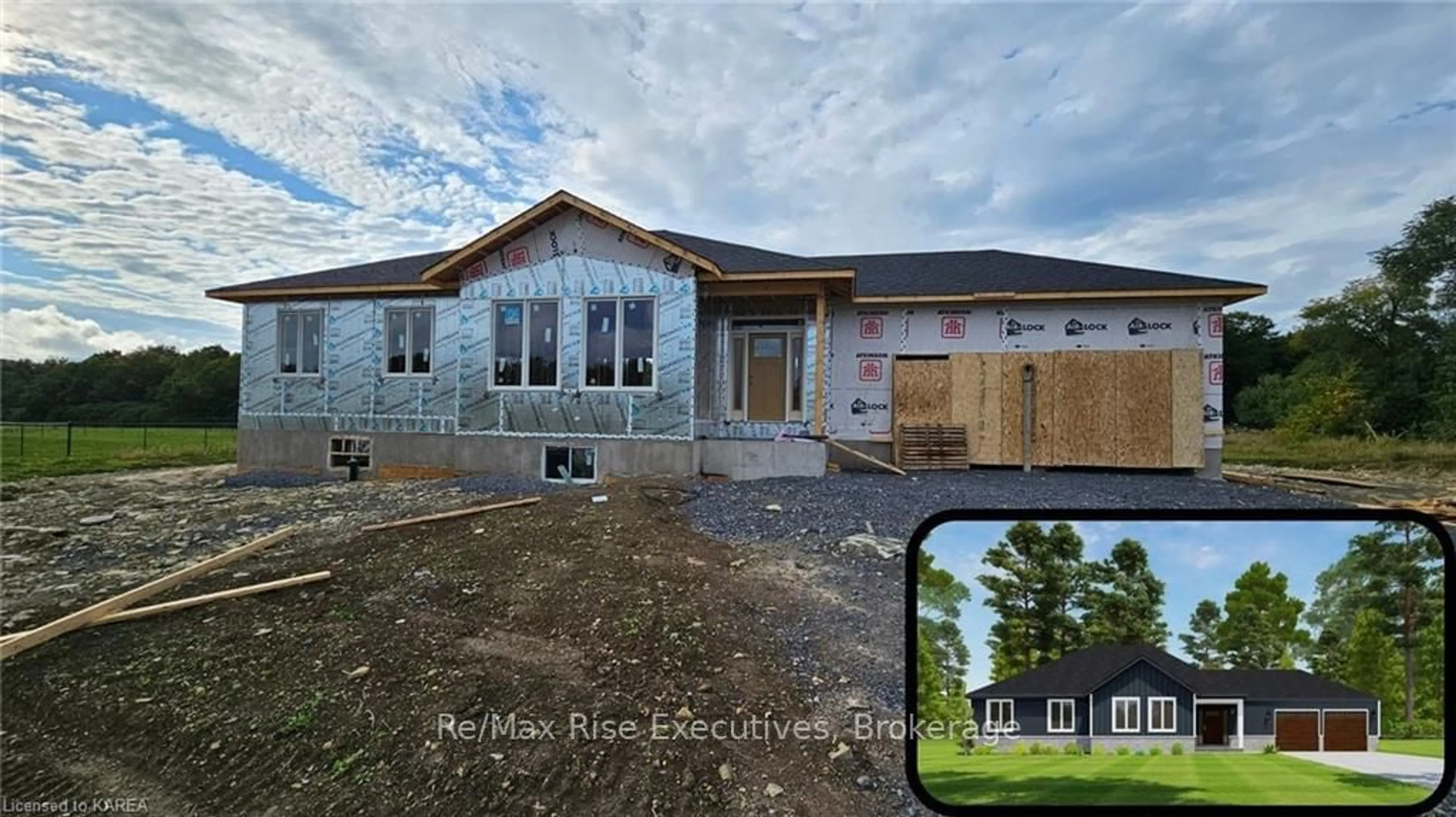 Frontside or backside of a home, the street view for 1310 RUTLEDGE Rd, South Frontenac Ontario K0H 2L0