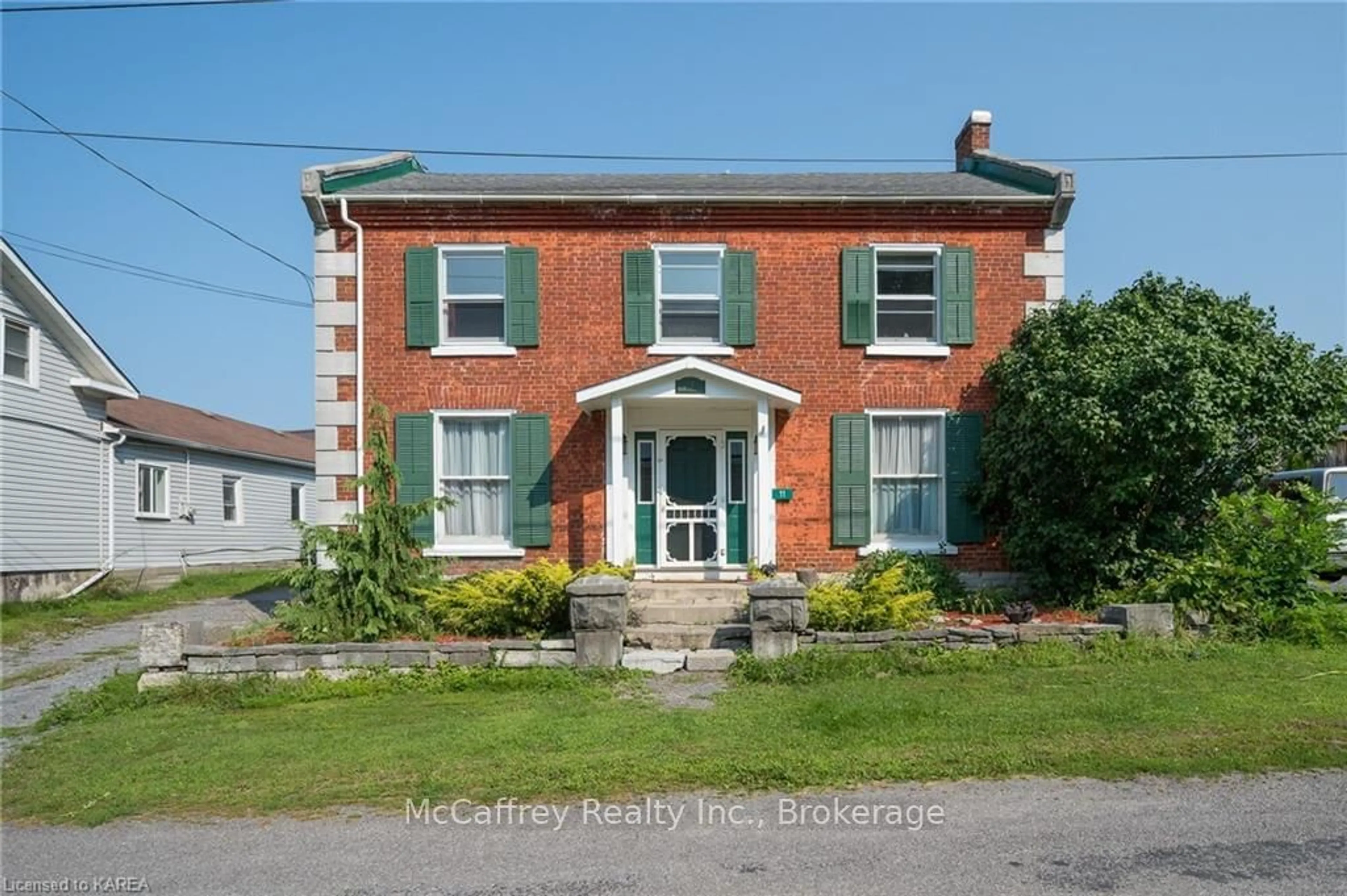 Home with brick exterior material for 11 WATER St, Stone Mills Ontario K0K 2S0