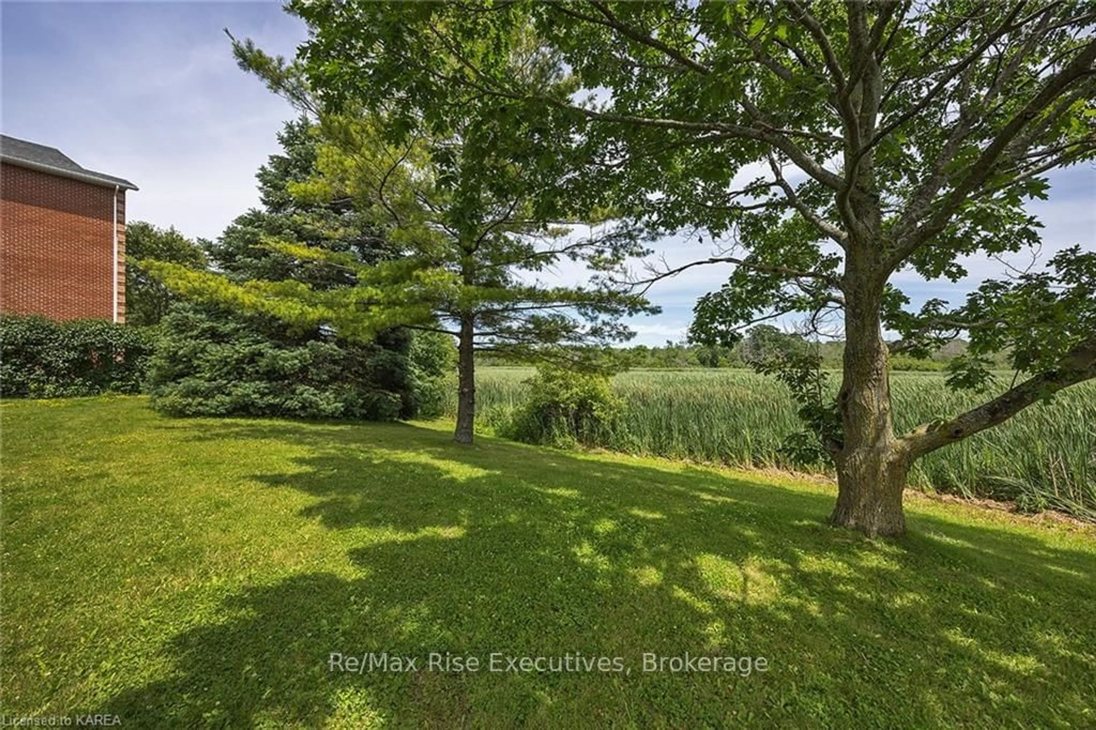 Patio, the fenced backyard for 580 ARMSTRONG Rd #118, Kingston Ontario K7M 8M3