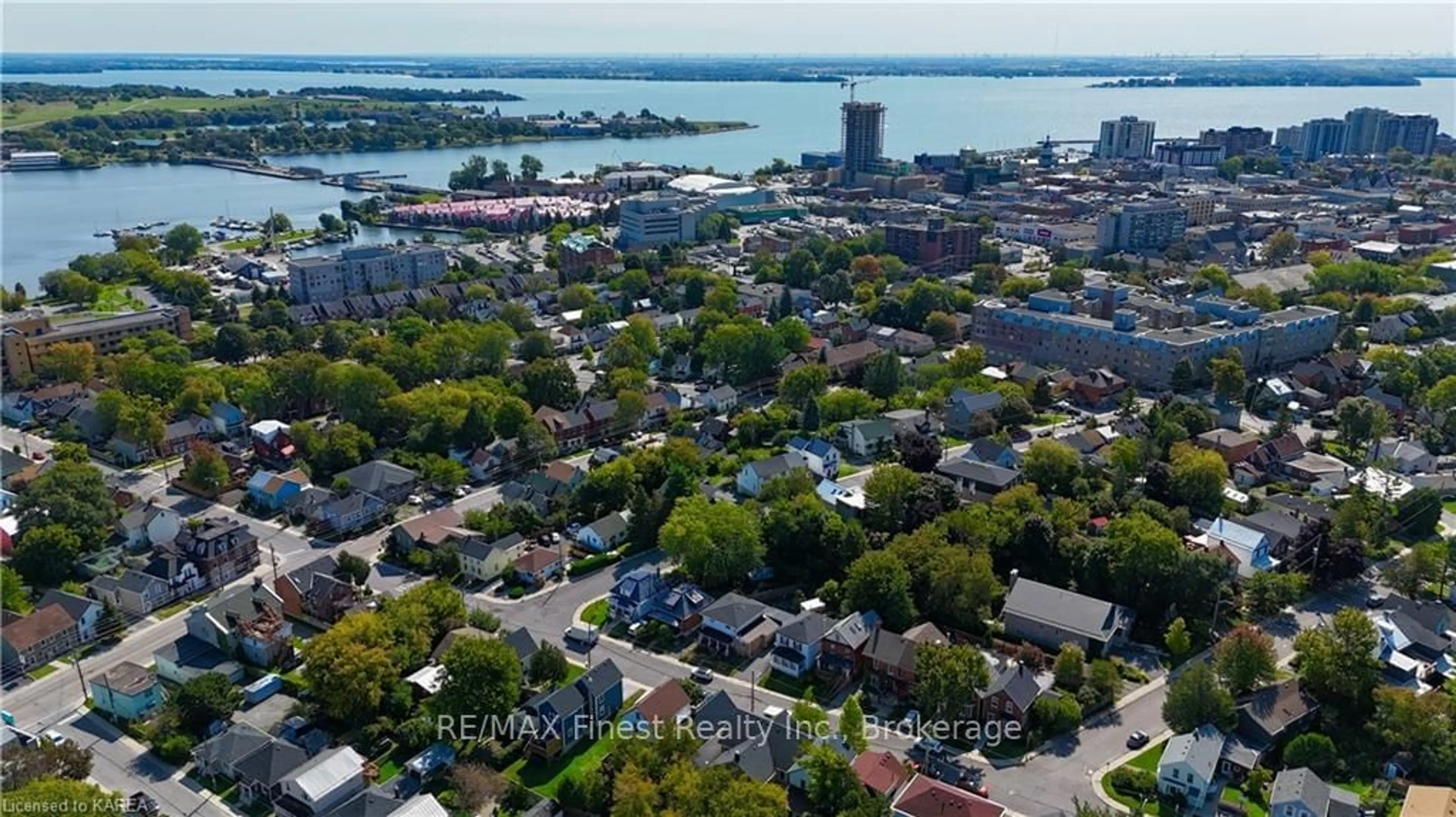 A pic from exterior of the house or condo, the view of city buildings for 54 JOHN St, Kingston Ontario K7K 1S9