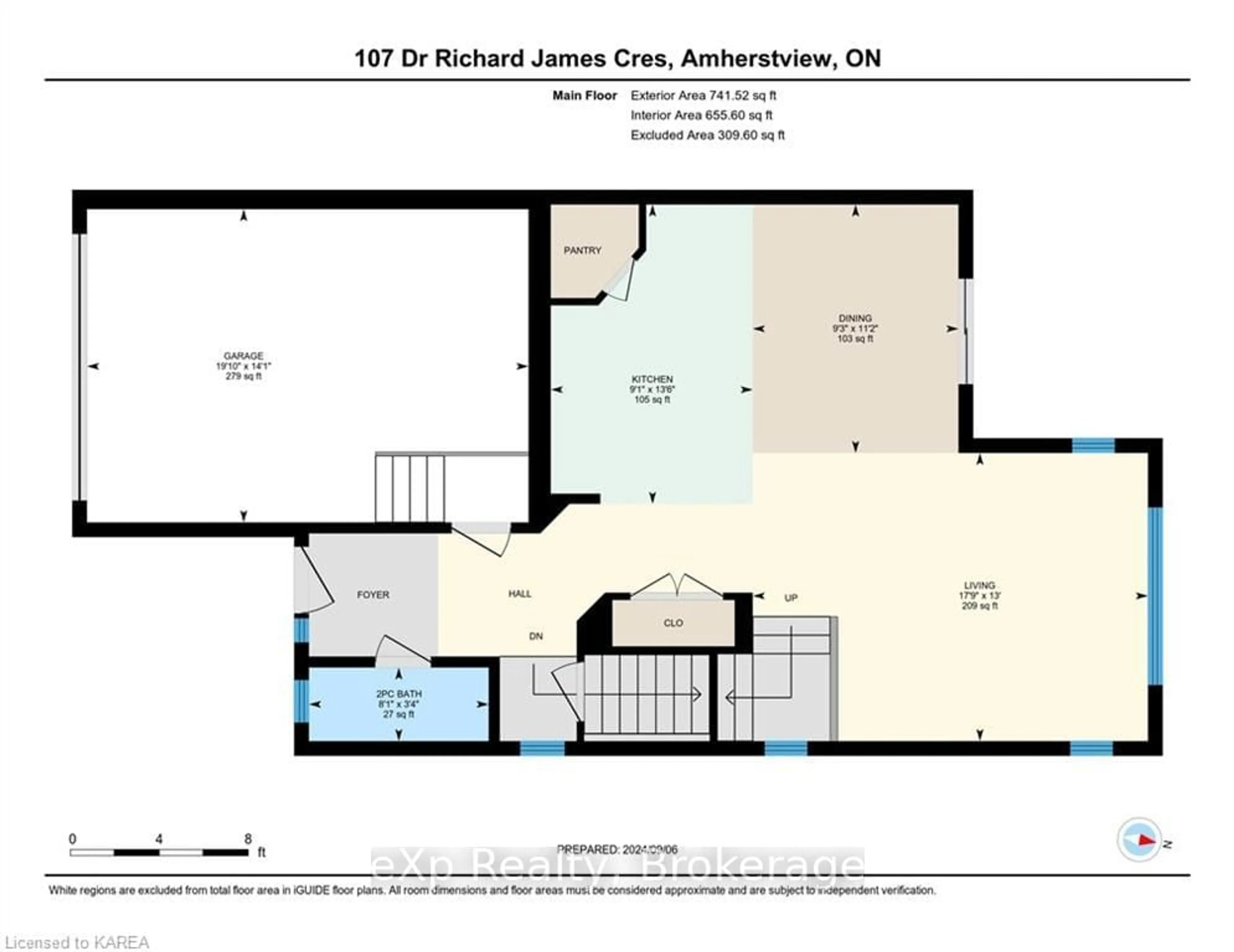 Floor plan for 107 DR RICHARD JAMES CRESCENT, Loyalist Ontario K7N 1C0