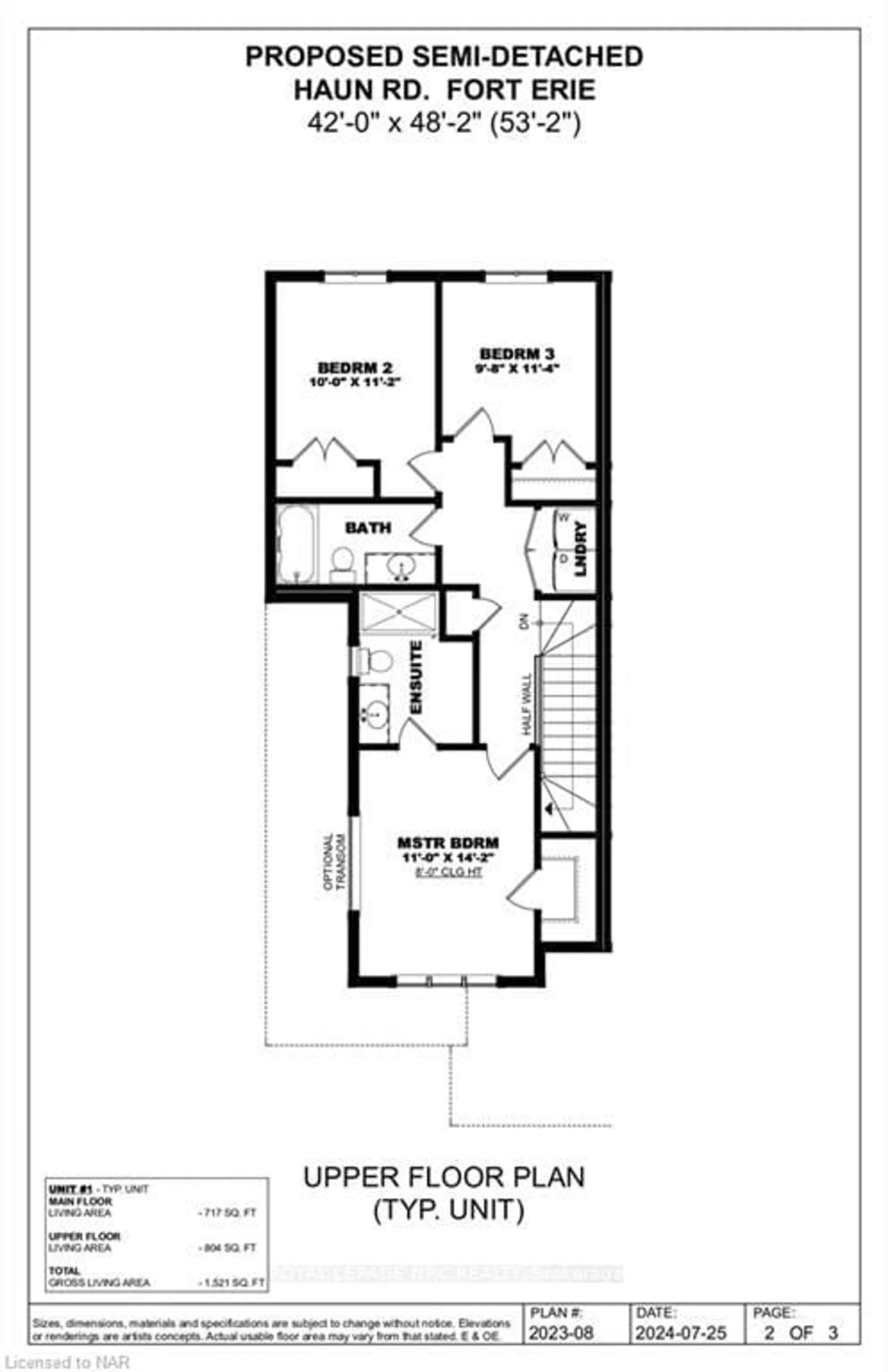 Floor plan for 146 HAUN Rd #1, Fort Erie Ontario L0S 1B0