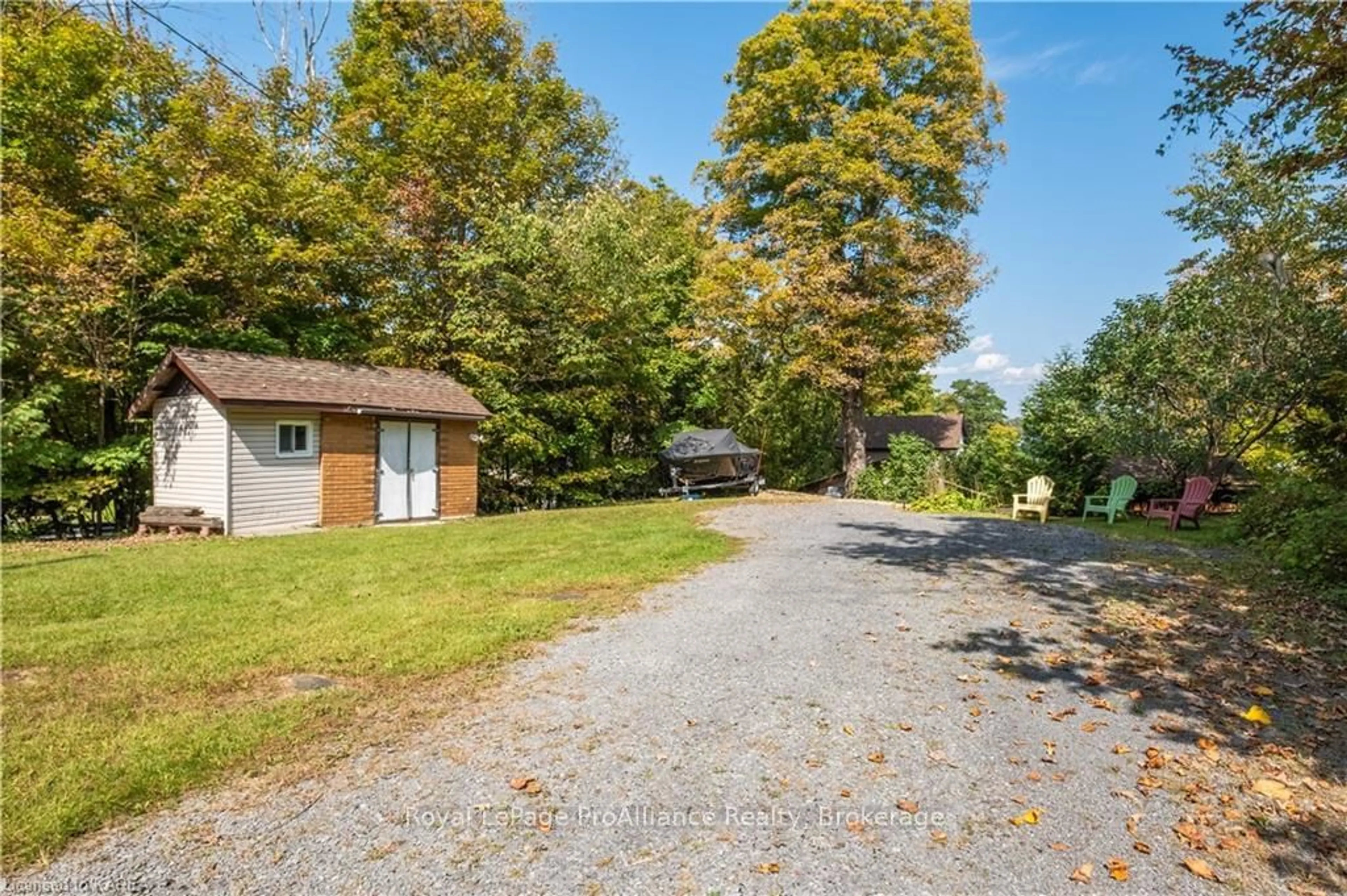 Patio, cottage for 1057 QUINTE CONSERVATION Lane, South Frontenac Ontario K0H 2W0