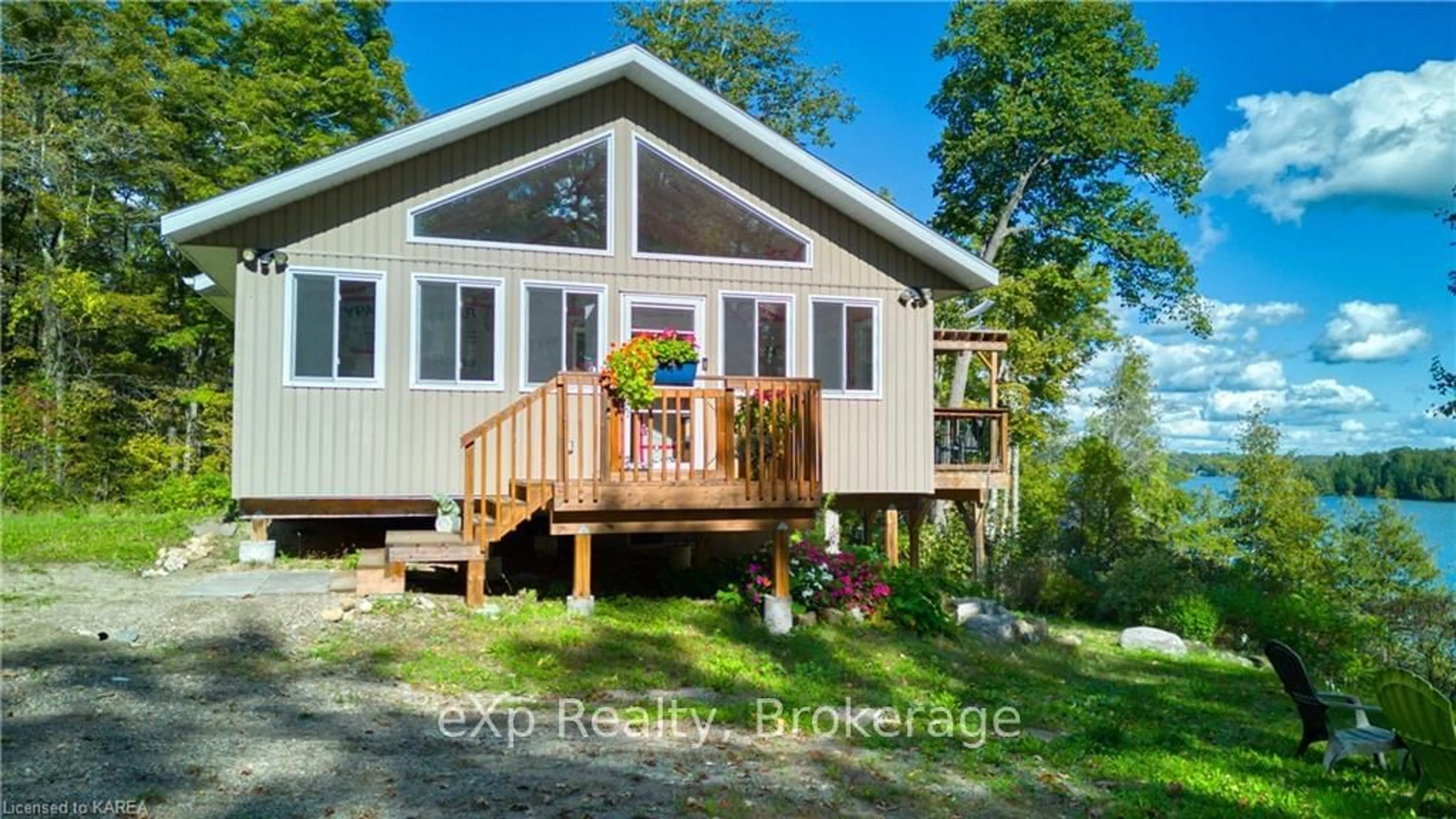 Frontside or backside of a home, cottage for 1055 ALMOST LANE, North Frontenac Ontario K0H 1C0