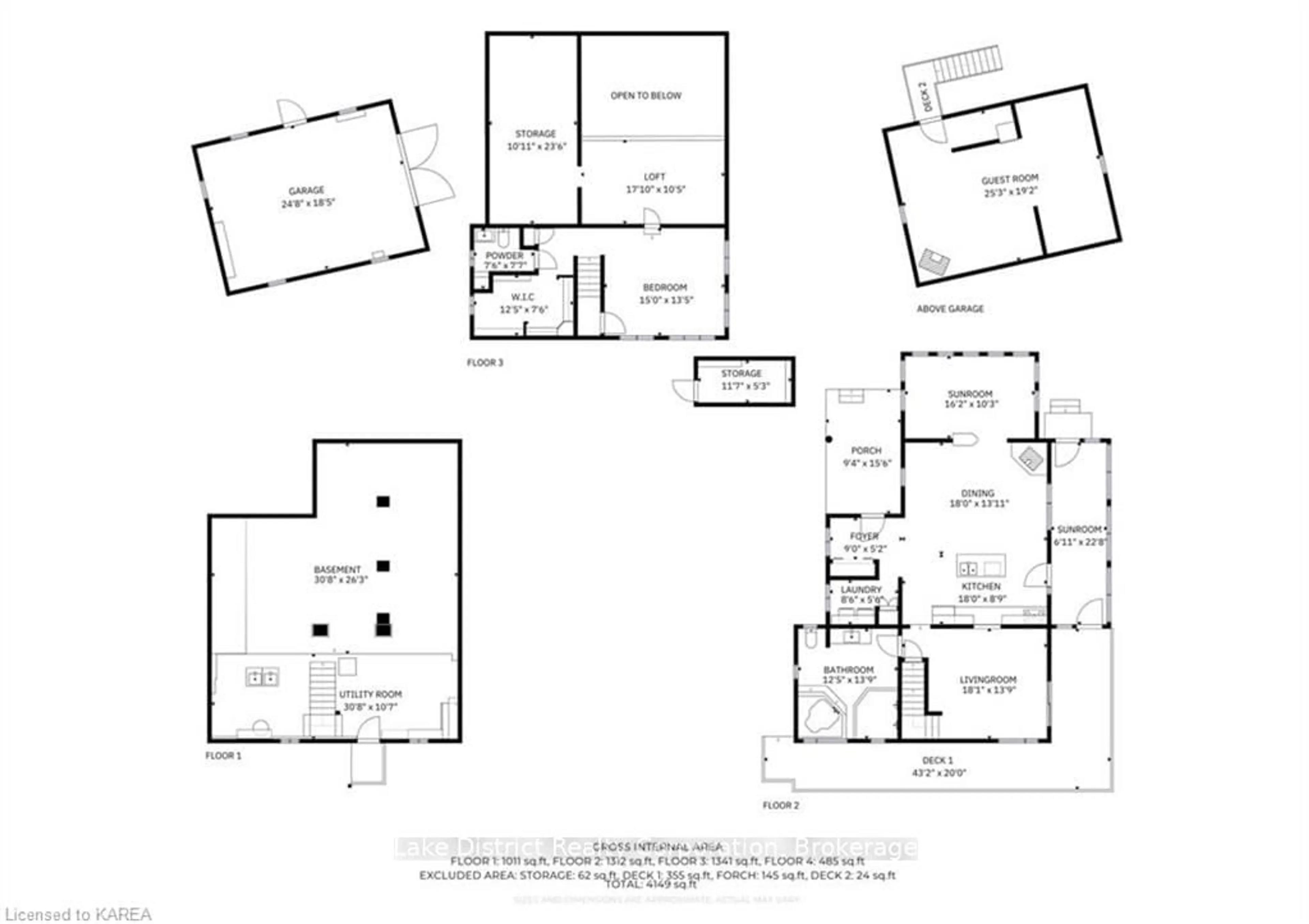 Floor plan for 9055 ROAD 509, North Frontenac Ontario K0H 2M0