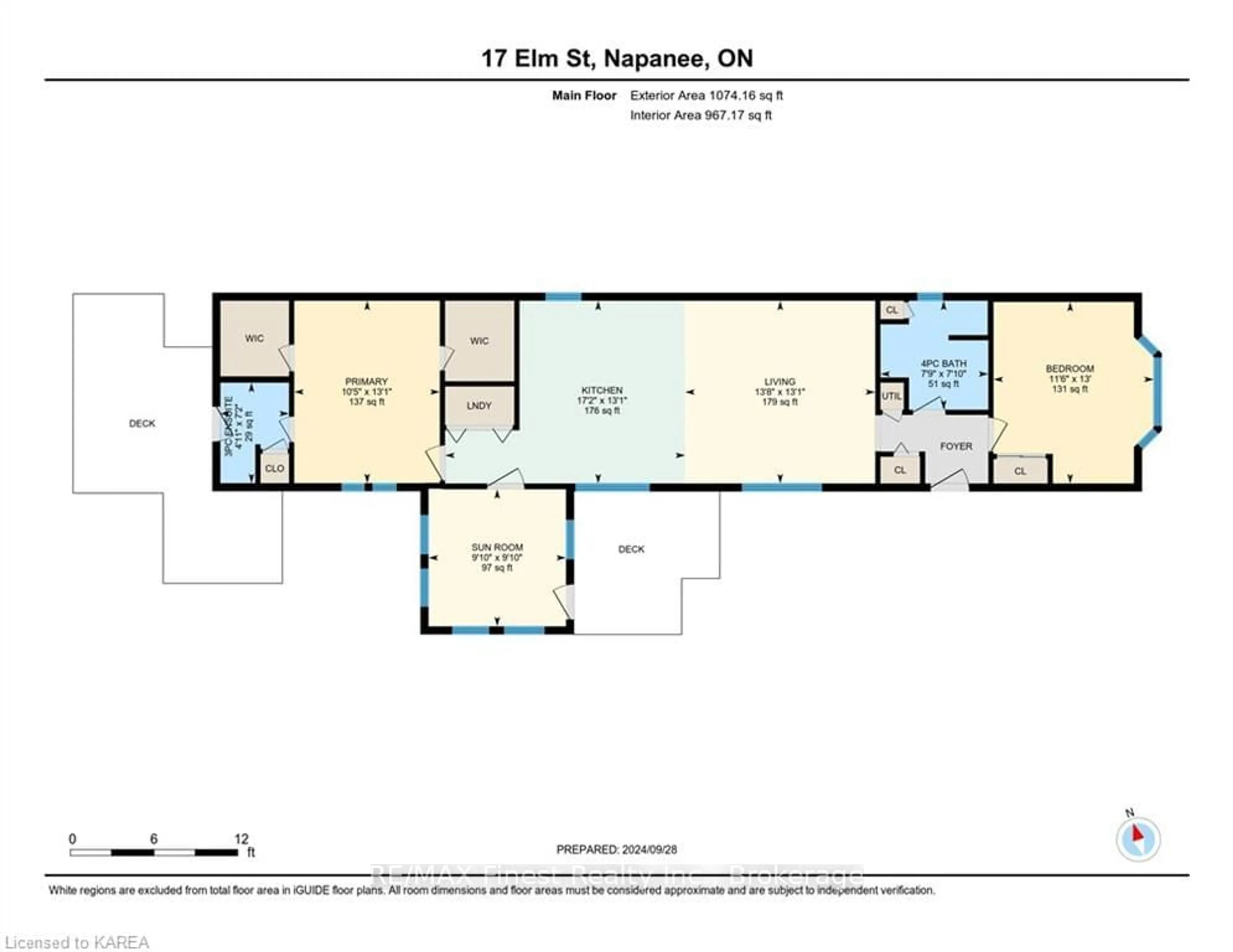 Floor plan for 17 ELM St, Greater Napanee Ontario K7R 0E9