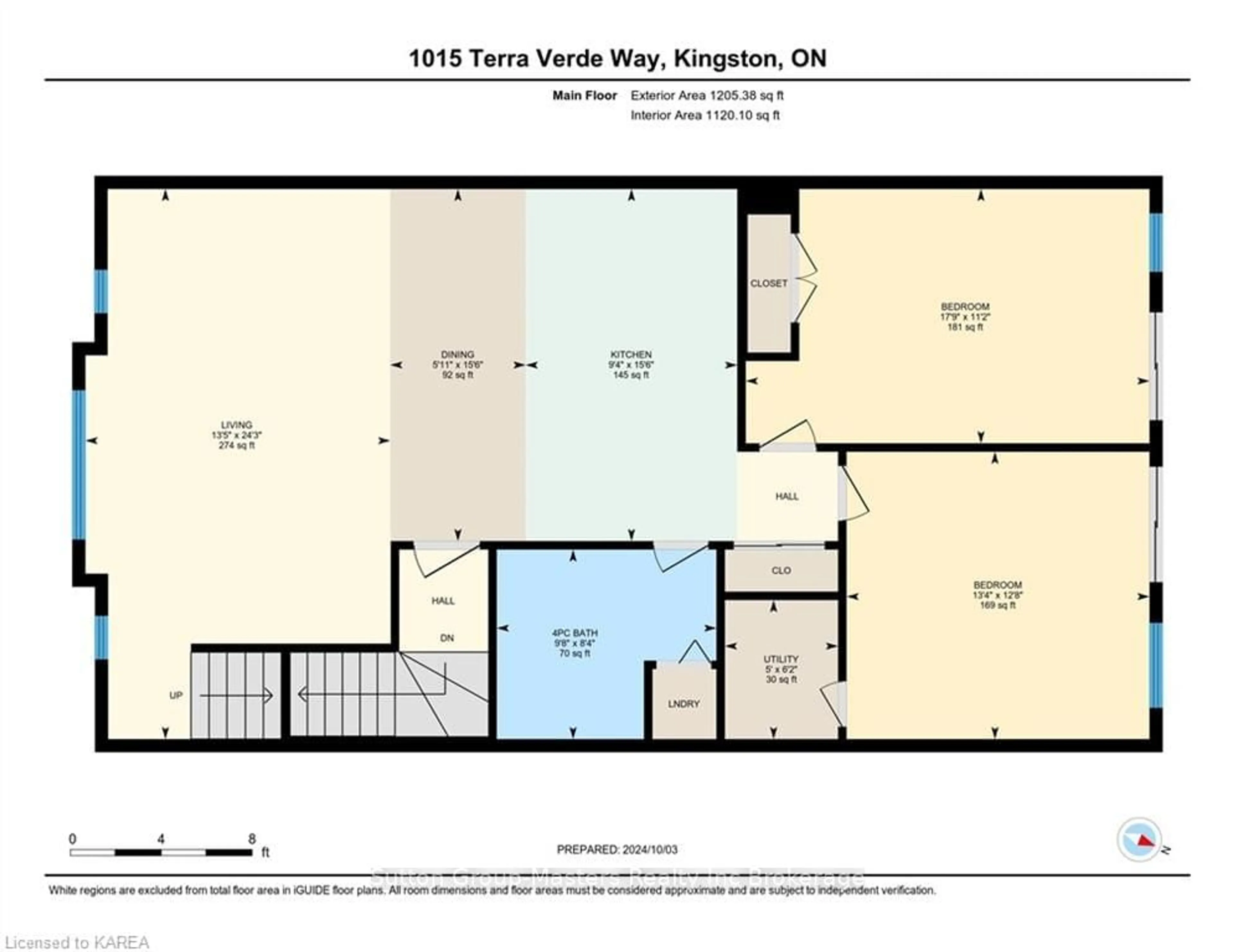 Floor plan for 1015 TERRA VERDE Way #204, Kingston Ontario K7P 0T8