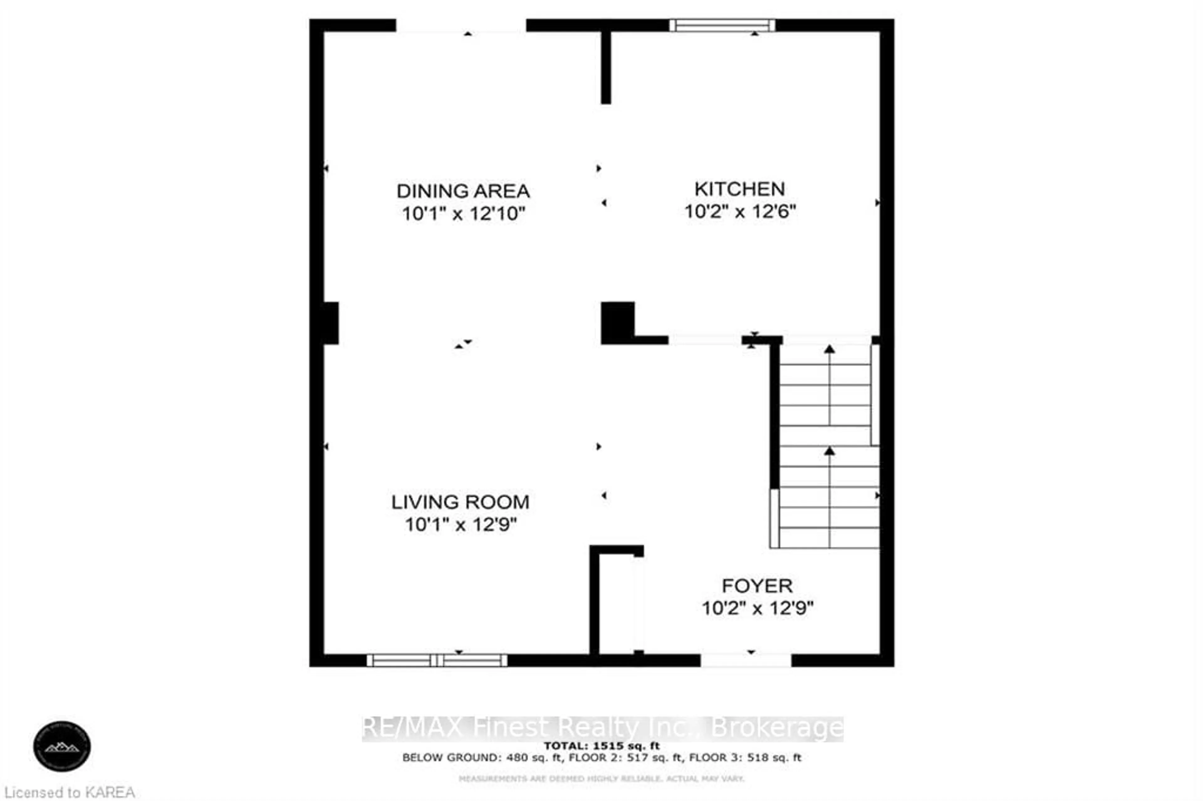 Floor plan for 491 GRANDTRUNK AVE, Kingston Ontario K7M 8W9