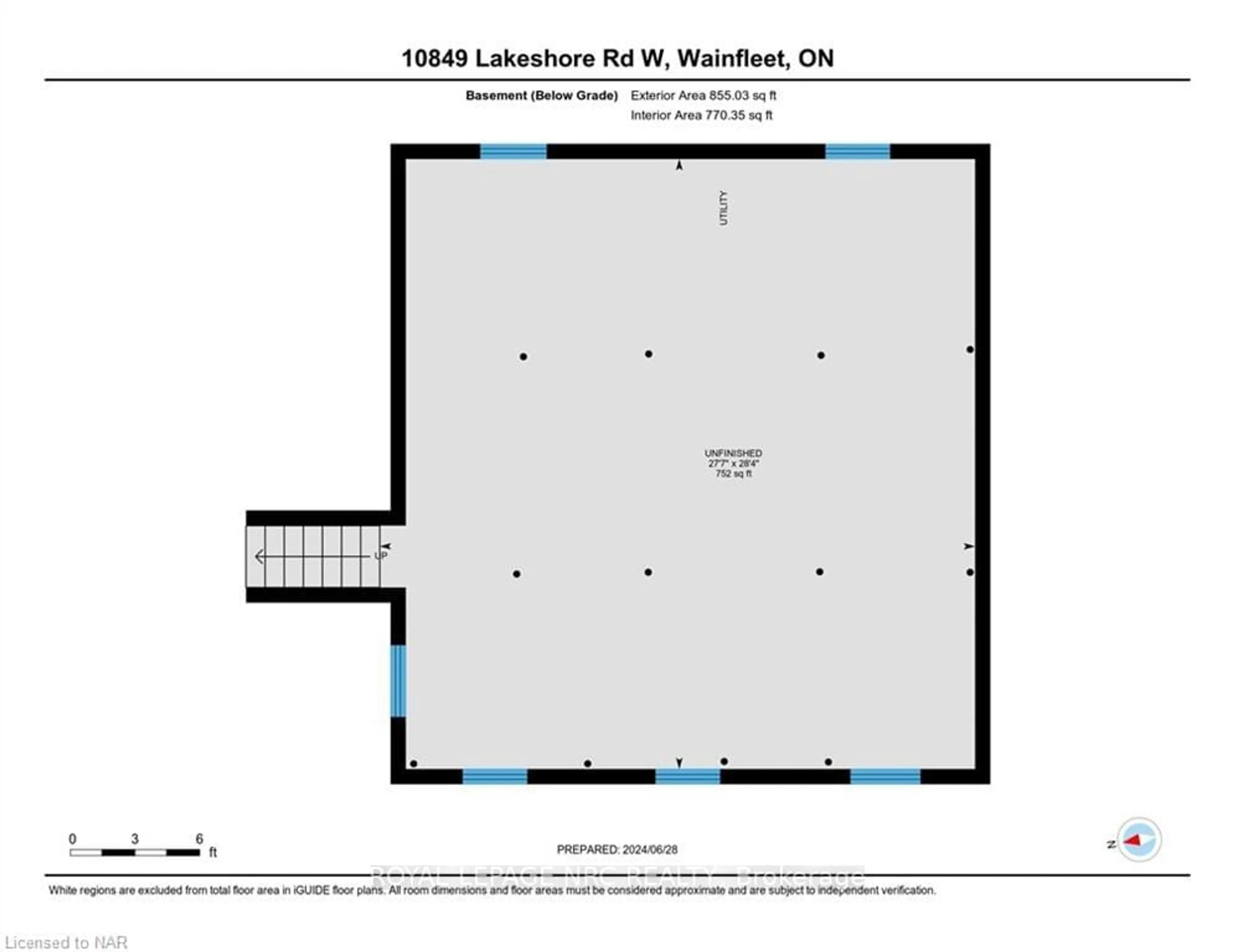 Floor plan for 10849 LAKESHORE Rd, Wainfleet Ontario L3K 5V4