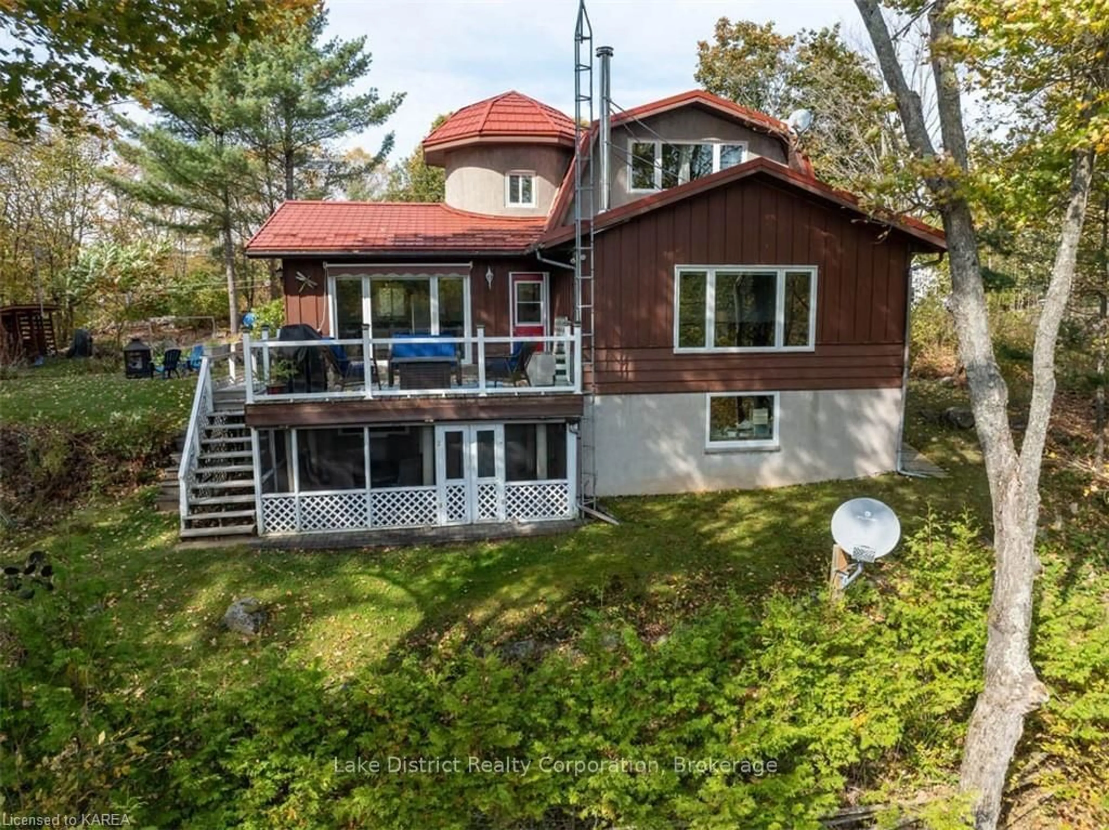 Frontside or backside of a home, cottage for 1126 FISHERMANS COVE Lane, Central Frontenac Ontario K0H 1B0