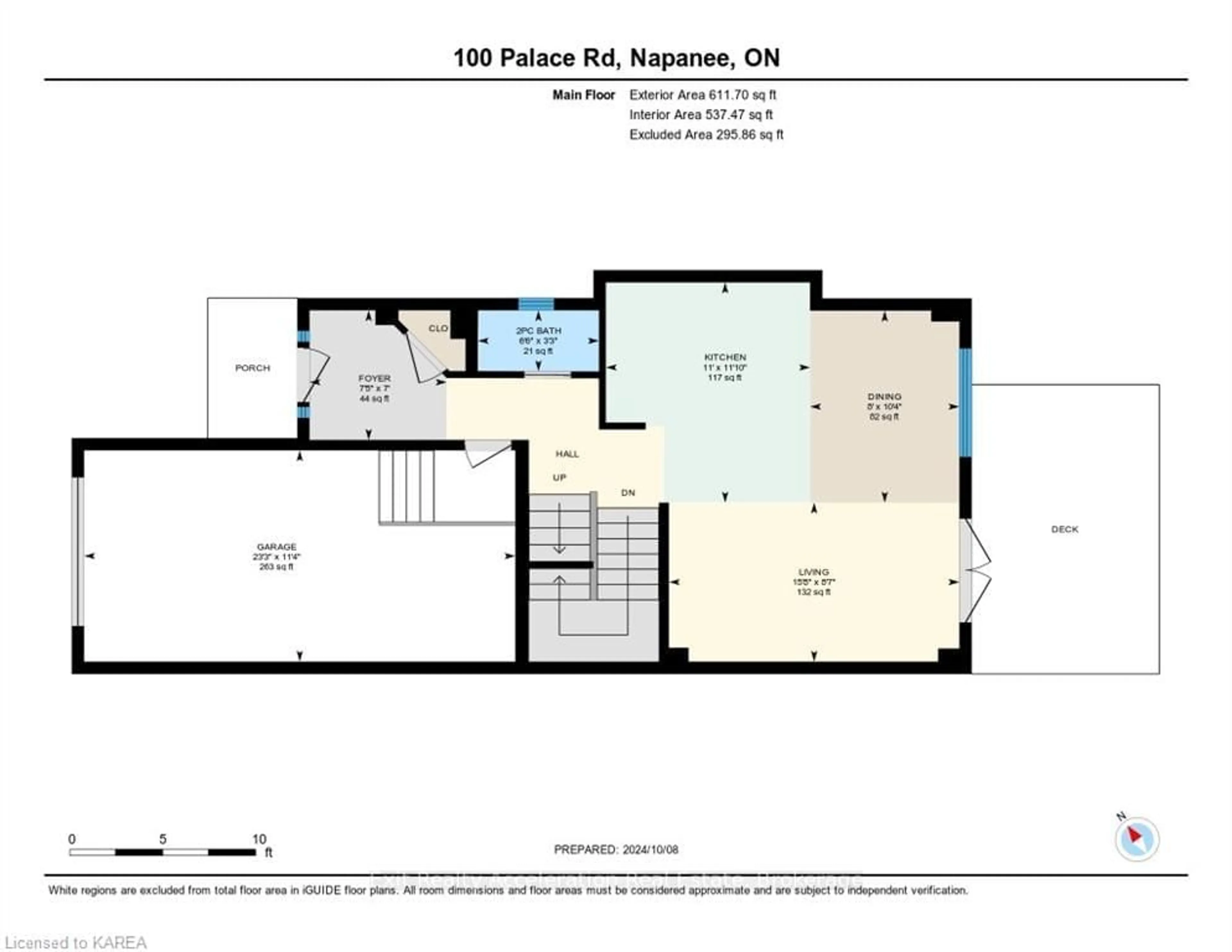 Floor plan for 100 PALACE Rd, Greater Napanee Ontario K7R 3B3