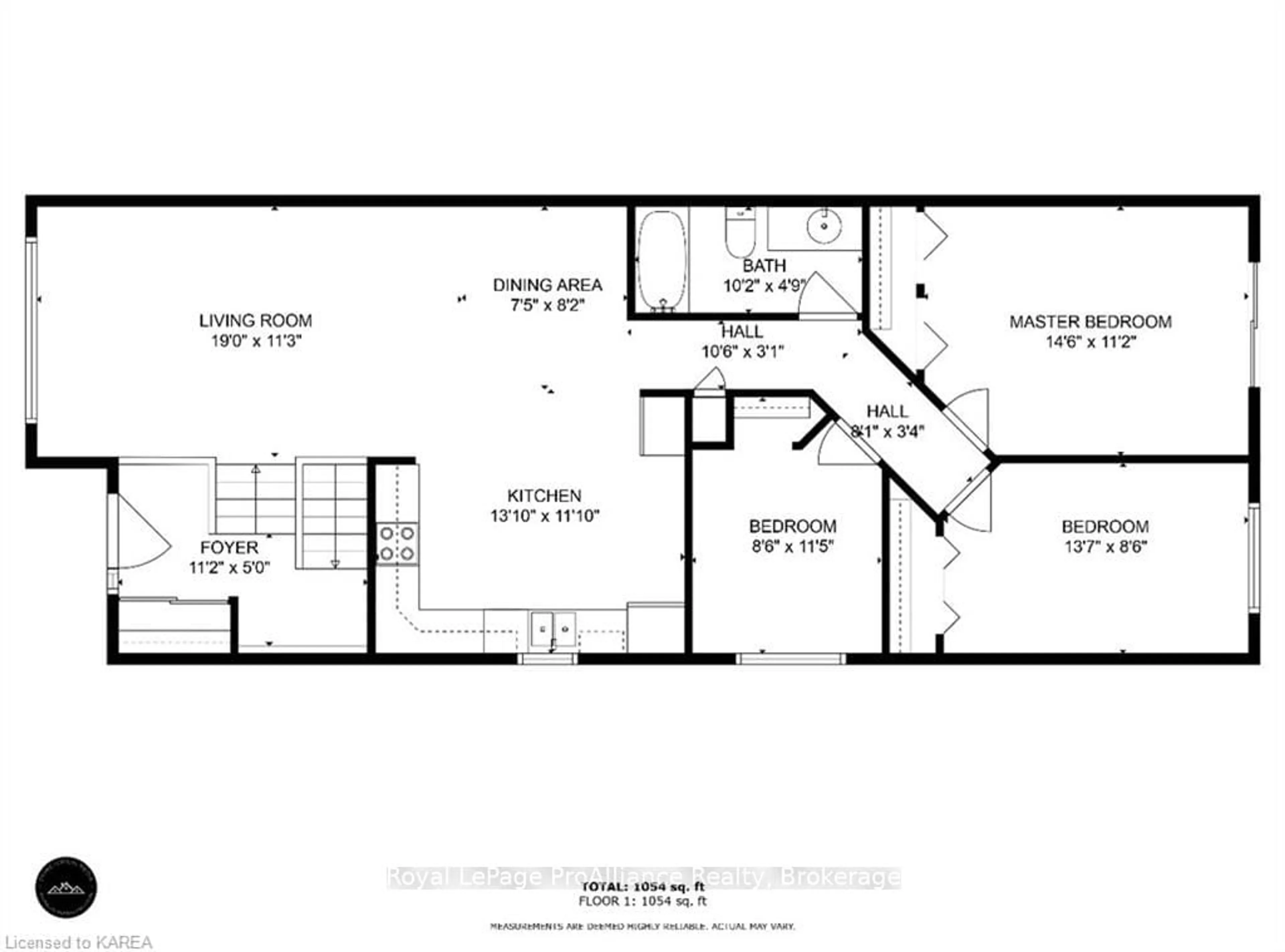 Floor plan for 513 GRANDTRUNK Ave, Kingston Ontario K7M 8P6