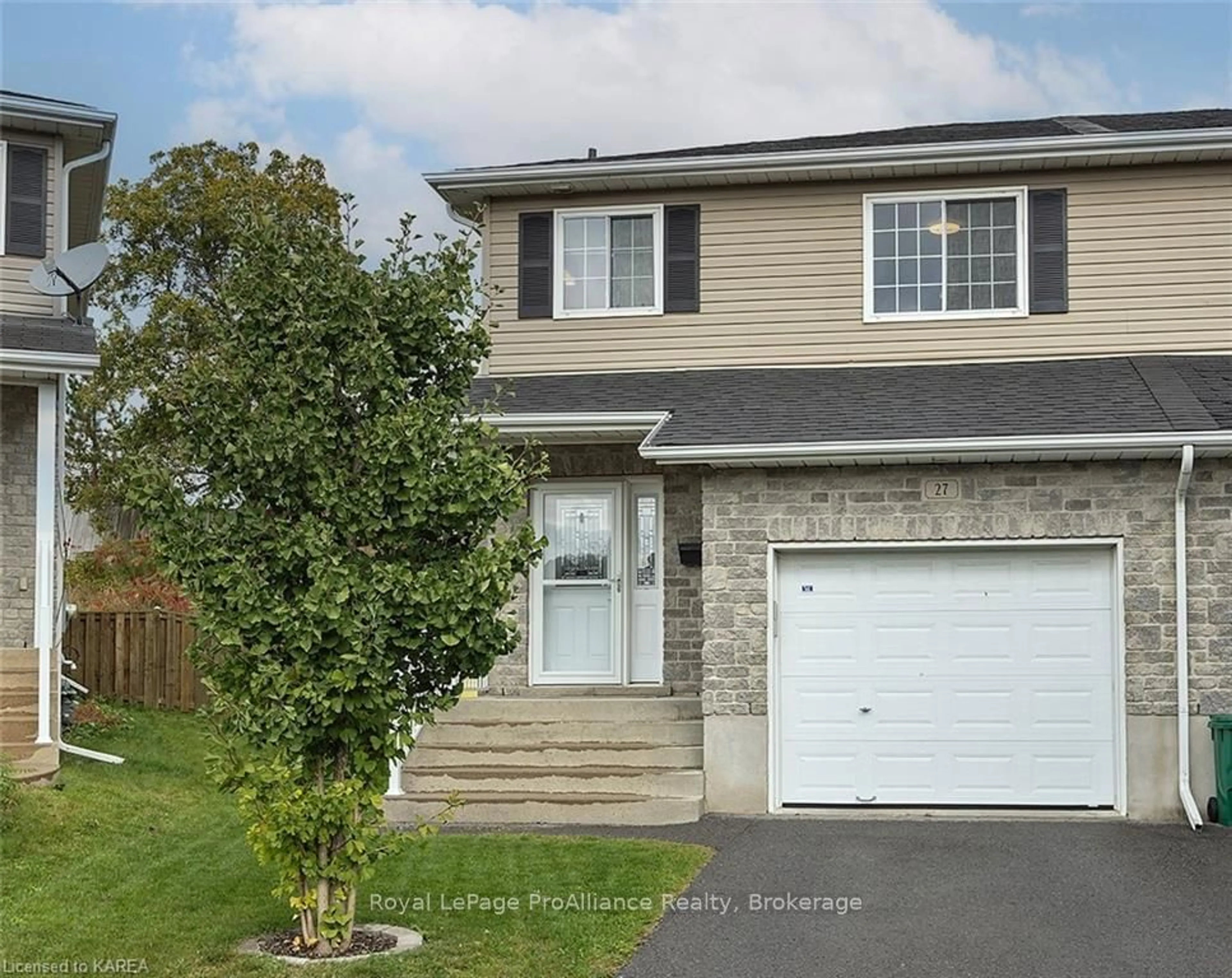 Frontside or backside of a home, cottage for 27 KARLEE Crt, Kingston Ontario K7K 0C5