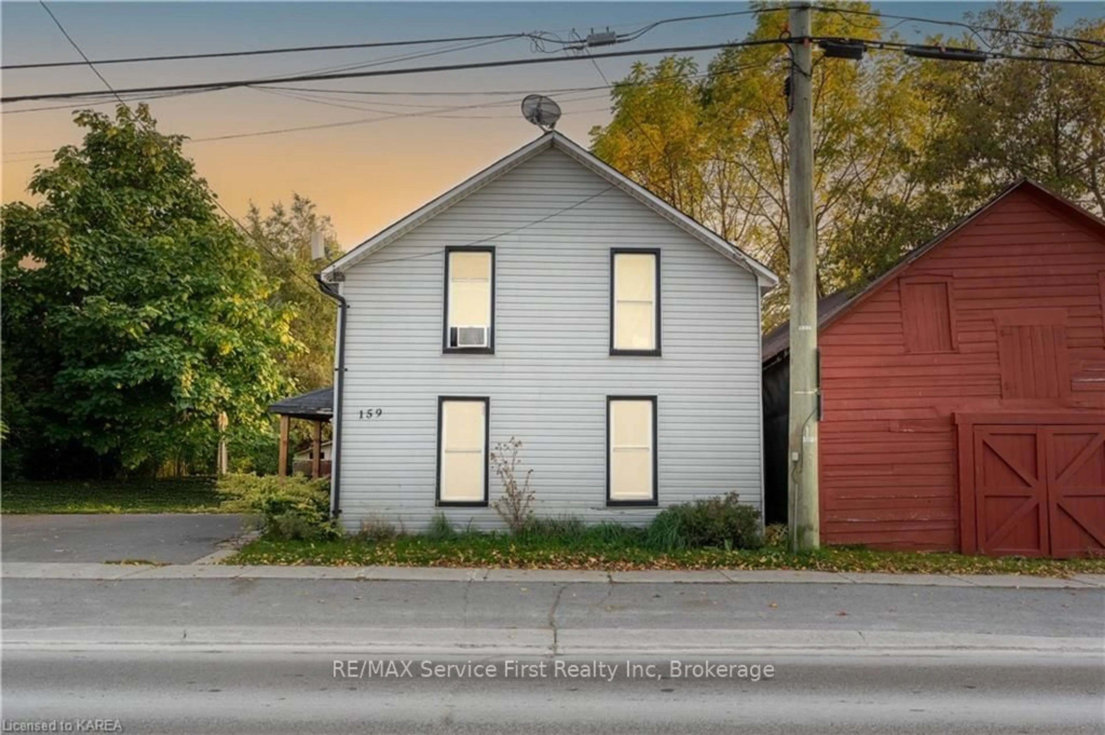 Frontside or backside of a home, cottage for 159 MAIN ST St, Loyalist Ontario K0H 2H0