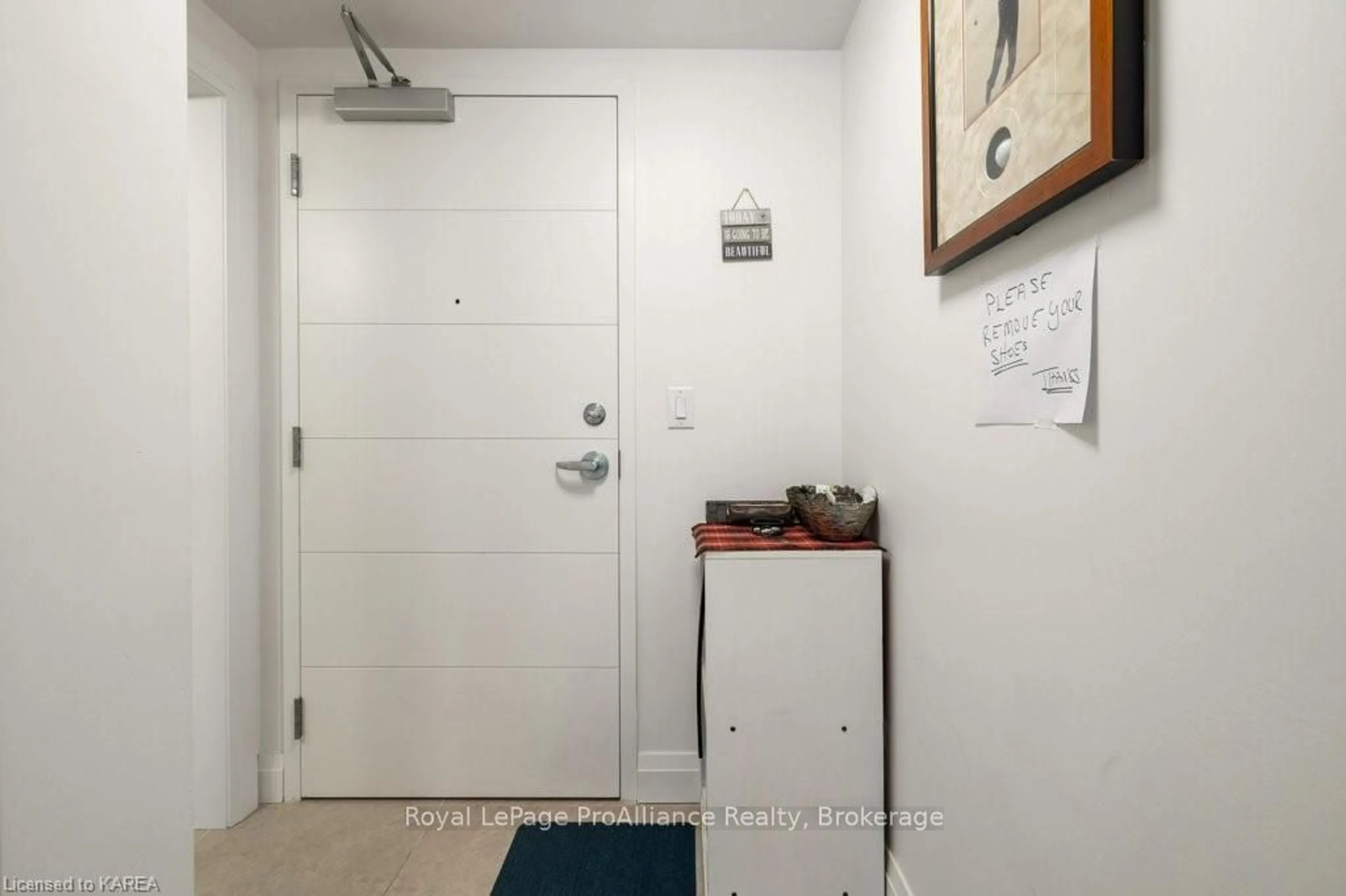 Indoor entryway, not visible floor for 652 PRINCESS St #320, Kingston Ontario K7L 1E5