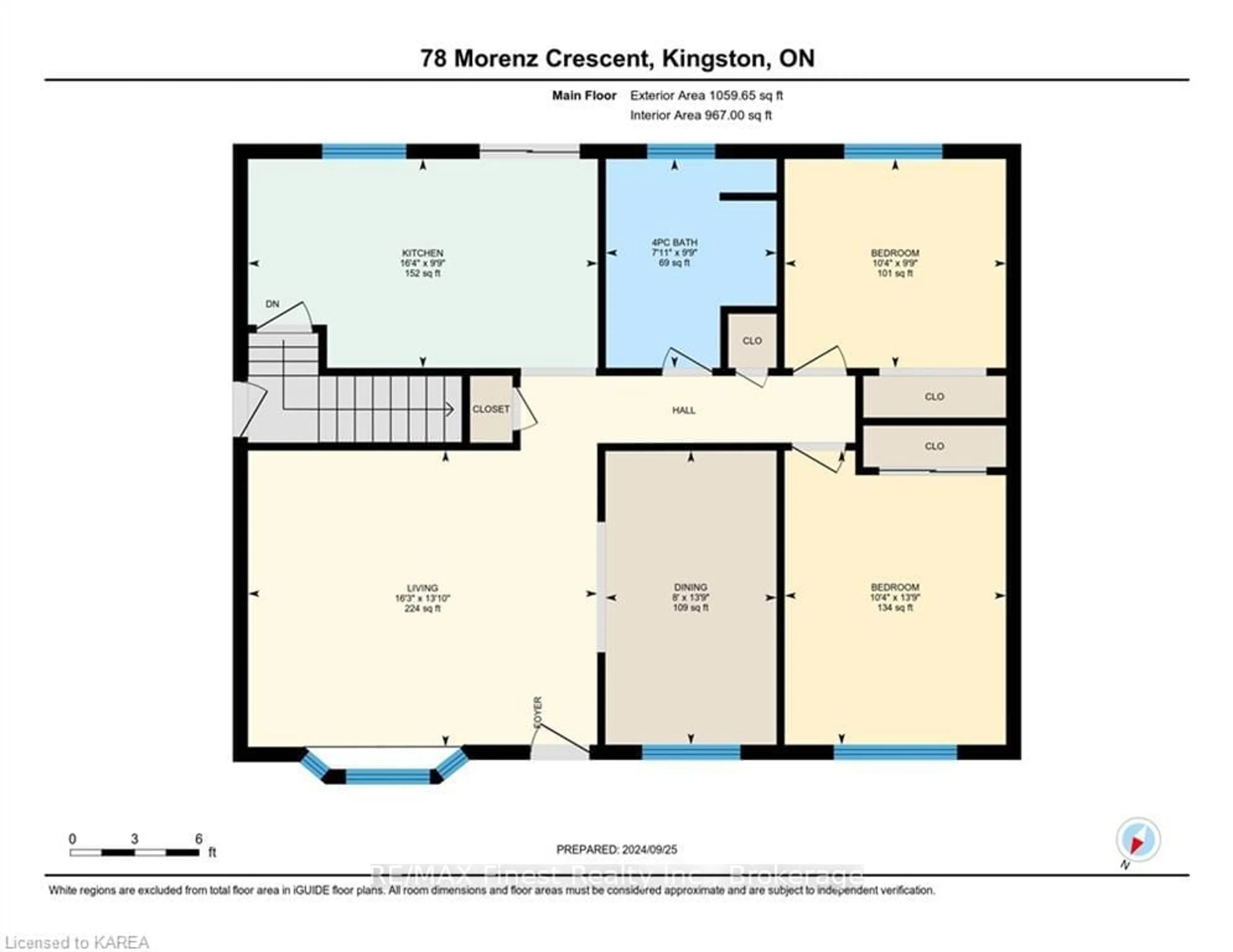 Floor plan for 78 MORENZ Cres, Kingston Ontario K7K 2X3