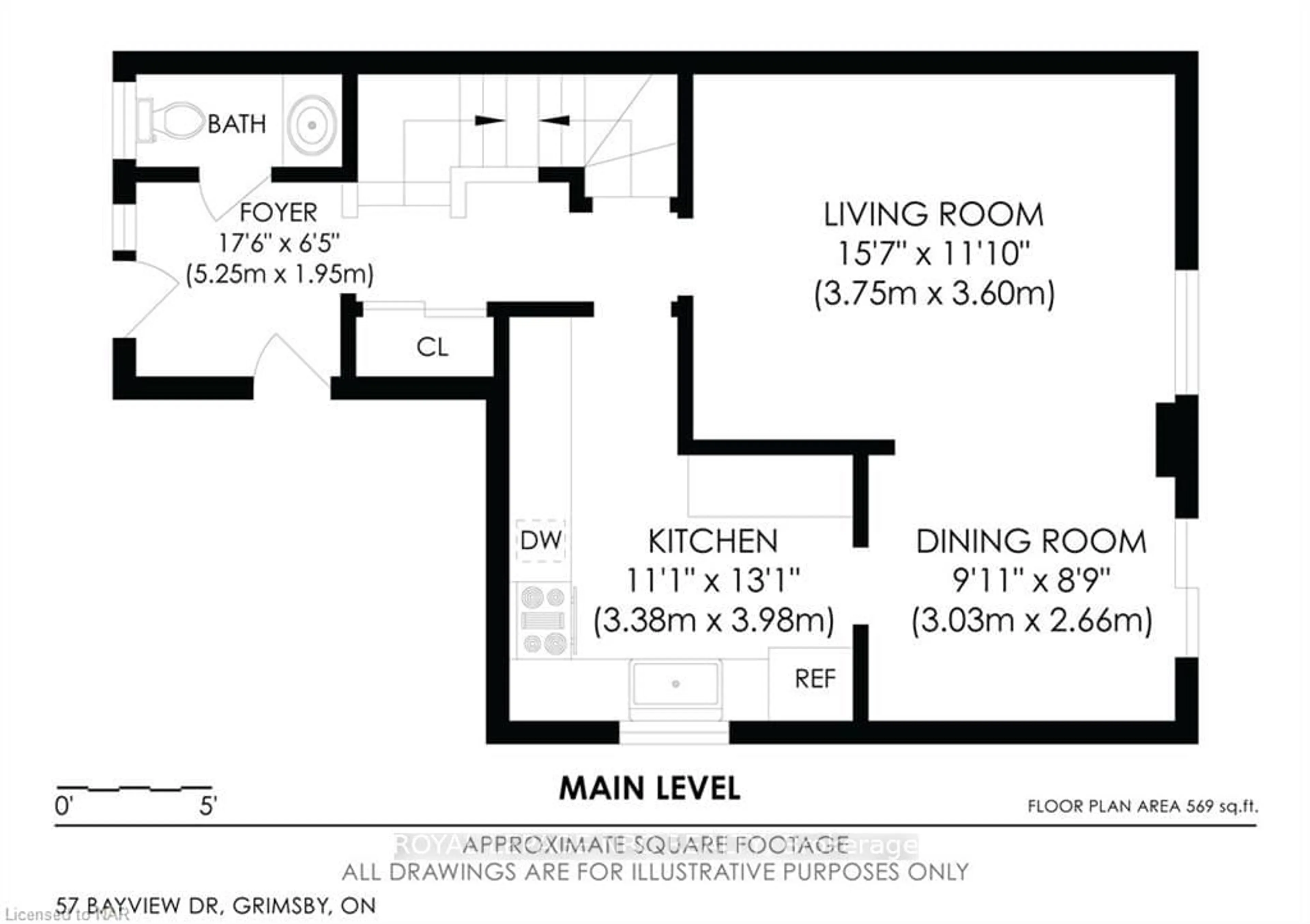 Floor plan for 57 BAYVIEW Dr, Grimsby Ontario L3M 4Z8