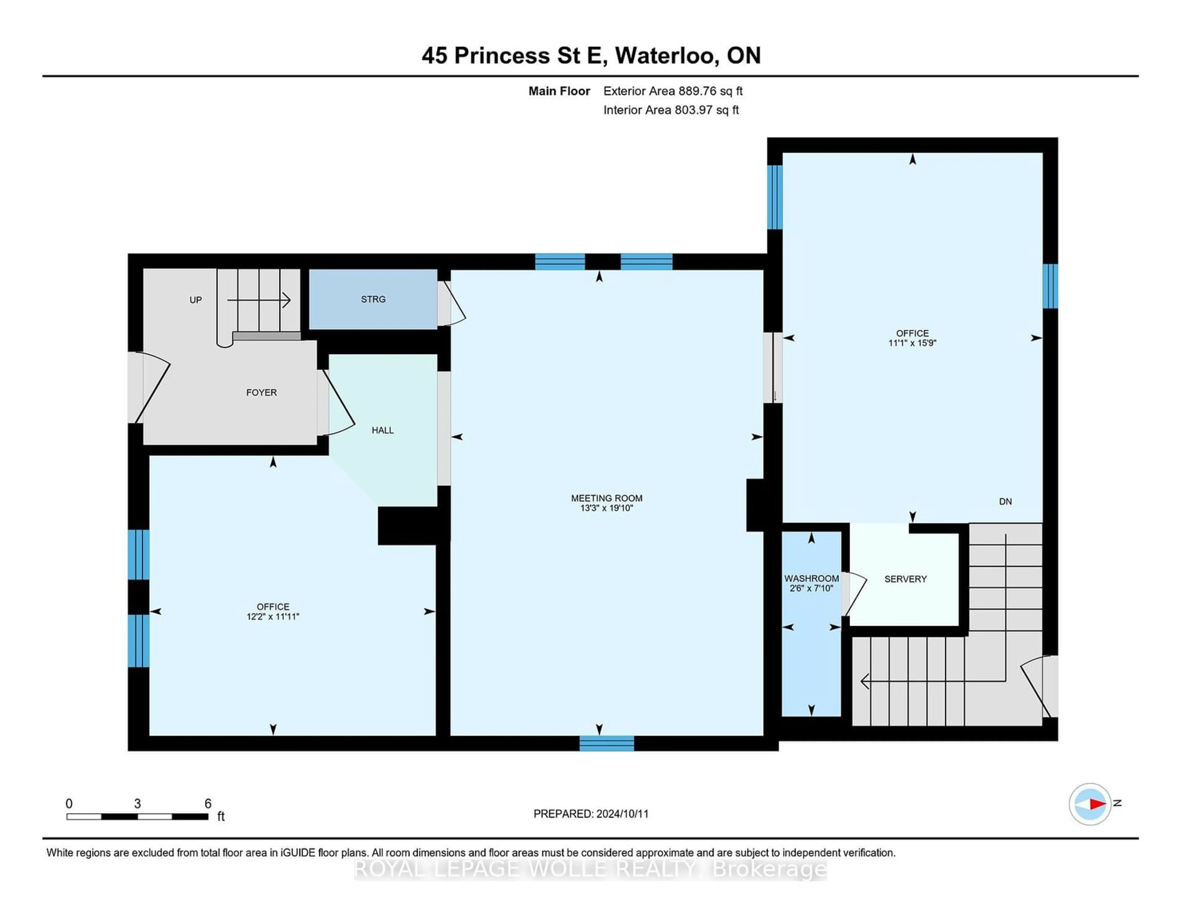 Floor plan for 45 Princess St, Waterloo Ontario N2J 2H6