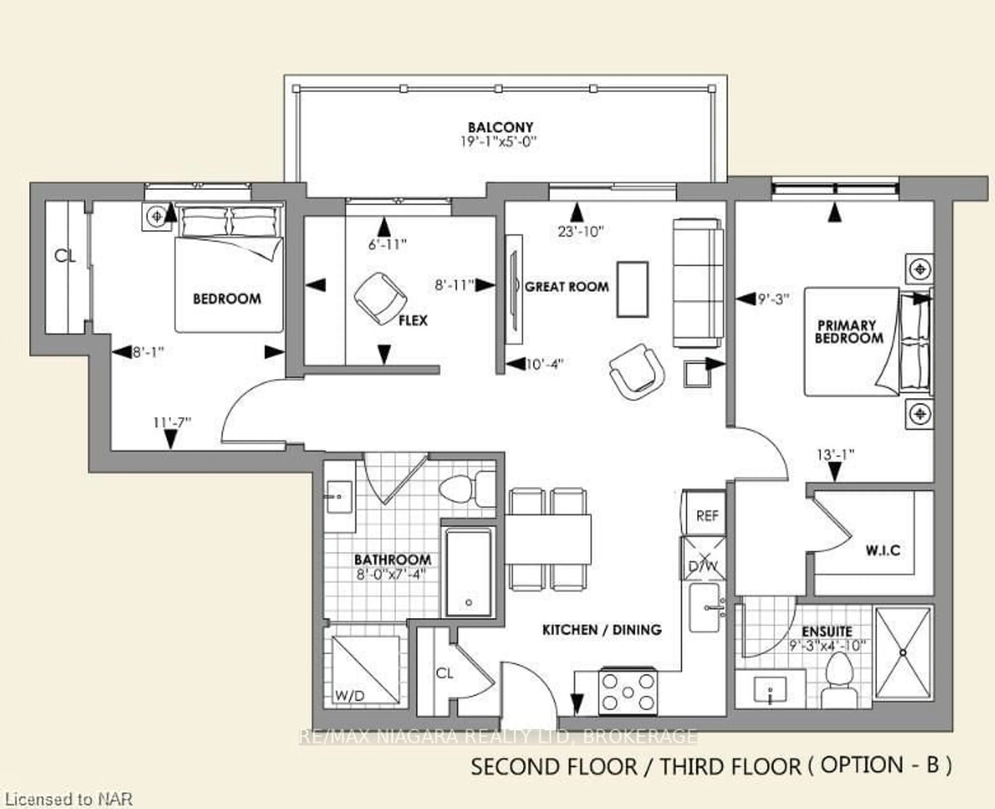 Floor plan for 1024 VANSICKLE Rd #301A, St. Catharines Ontario L2S 2X3