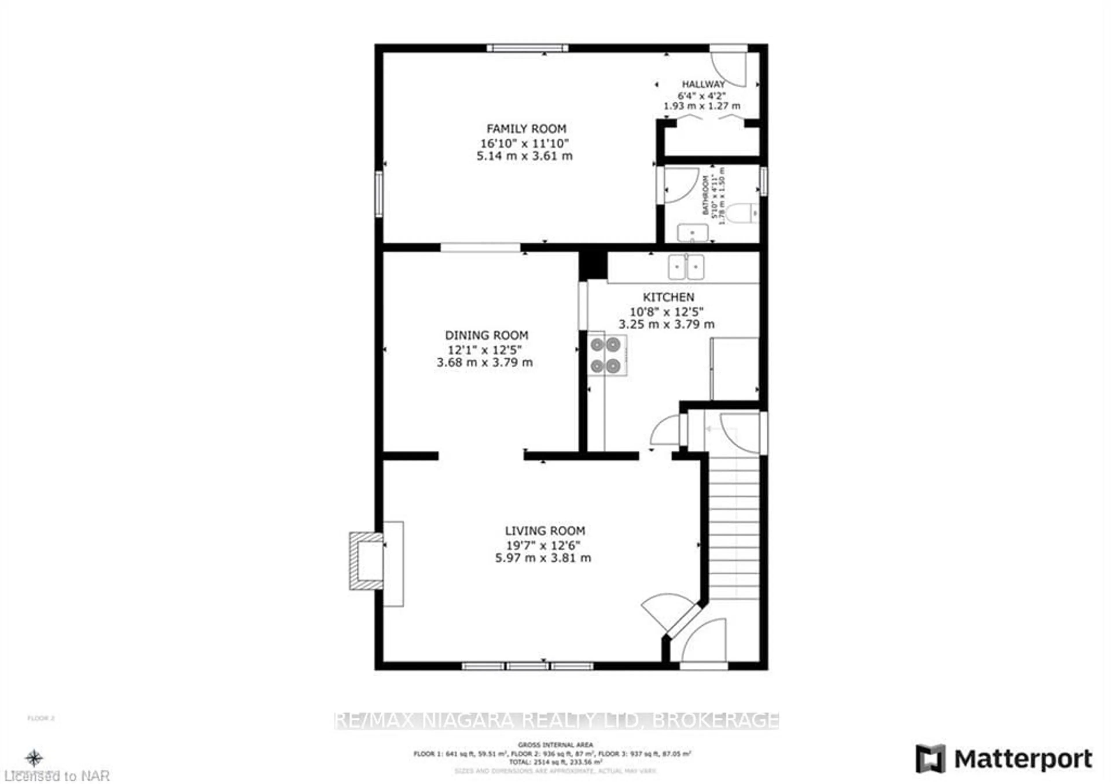 Floor plan for 18 HOOKER St, Welland Ontario L3C 5G8