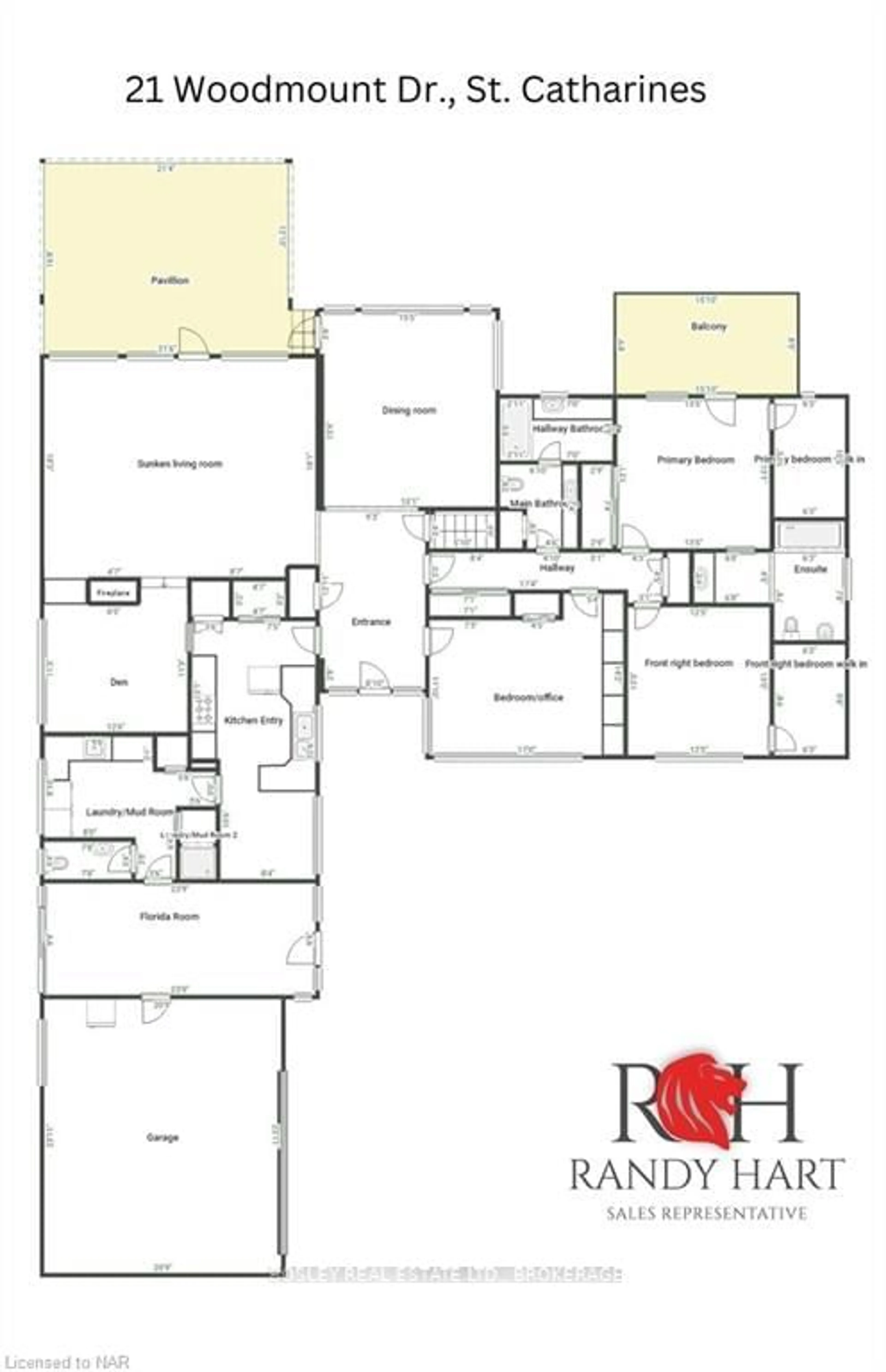 Floor plan for 21 WOODMOUNT Dr, St. Catharines Ontario L2T 2Y1