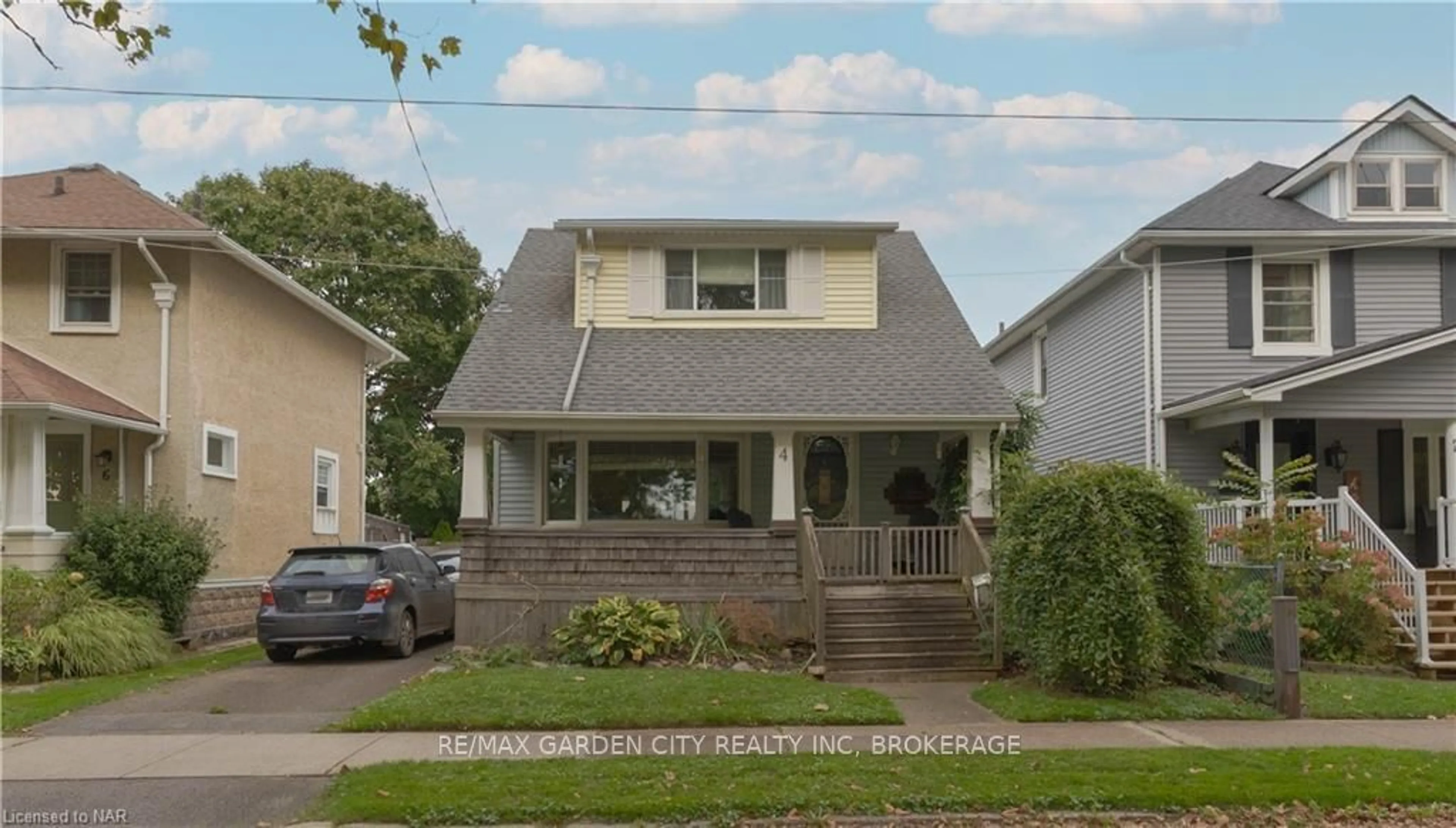 Frontside or backside of a home, the street view for 4 HAIG St, St. Catharines Ontario L2R 6K5