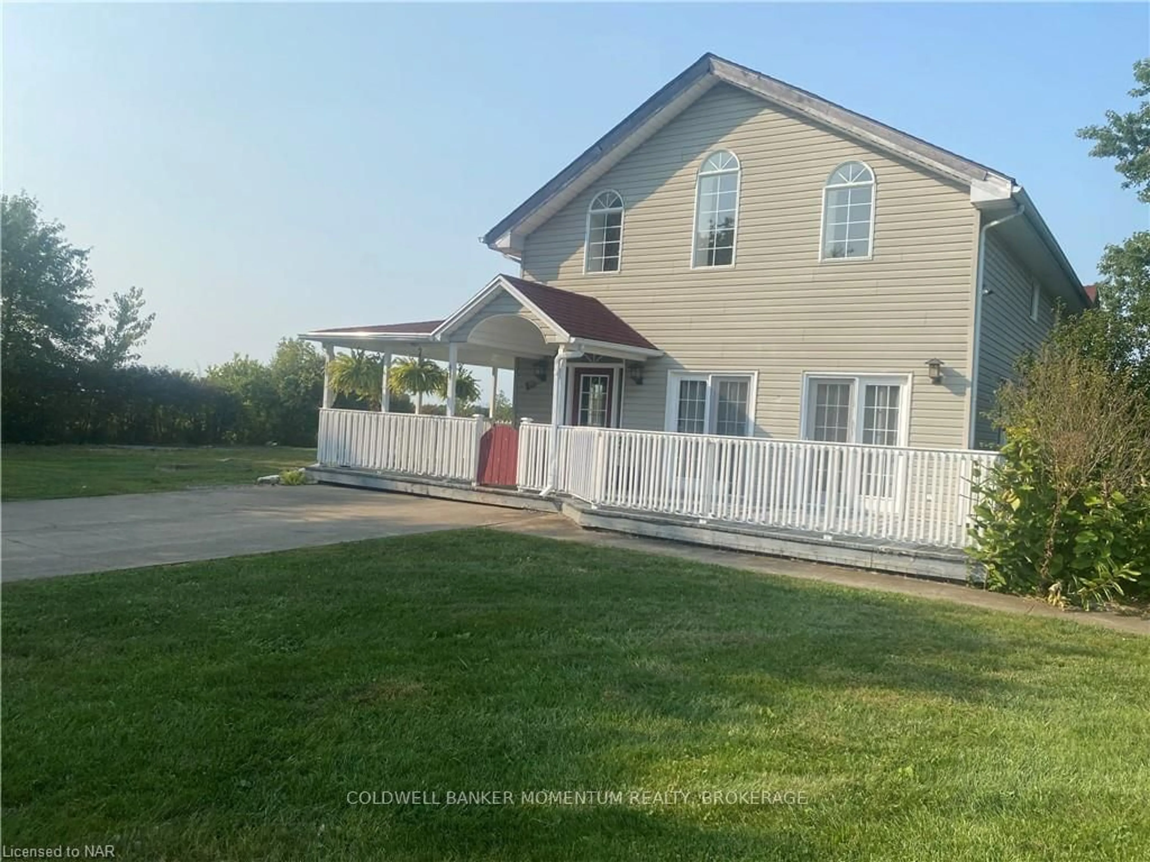 Frontside or backside of a home, the fenced backyard for 5222 OLD GARRISON Rd, Fort Erie Ontario L0S 1N0