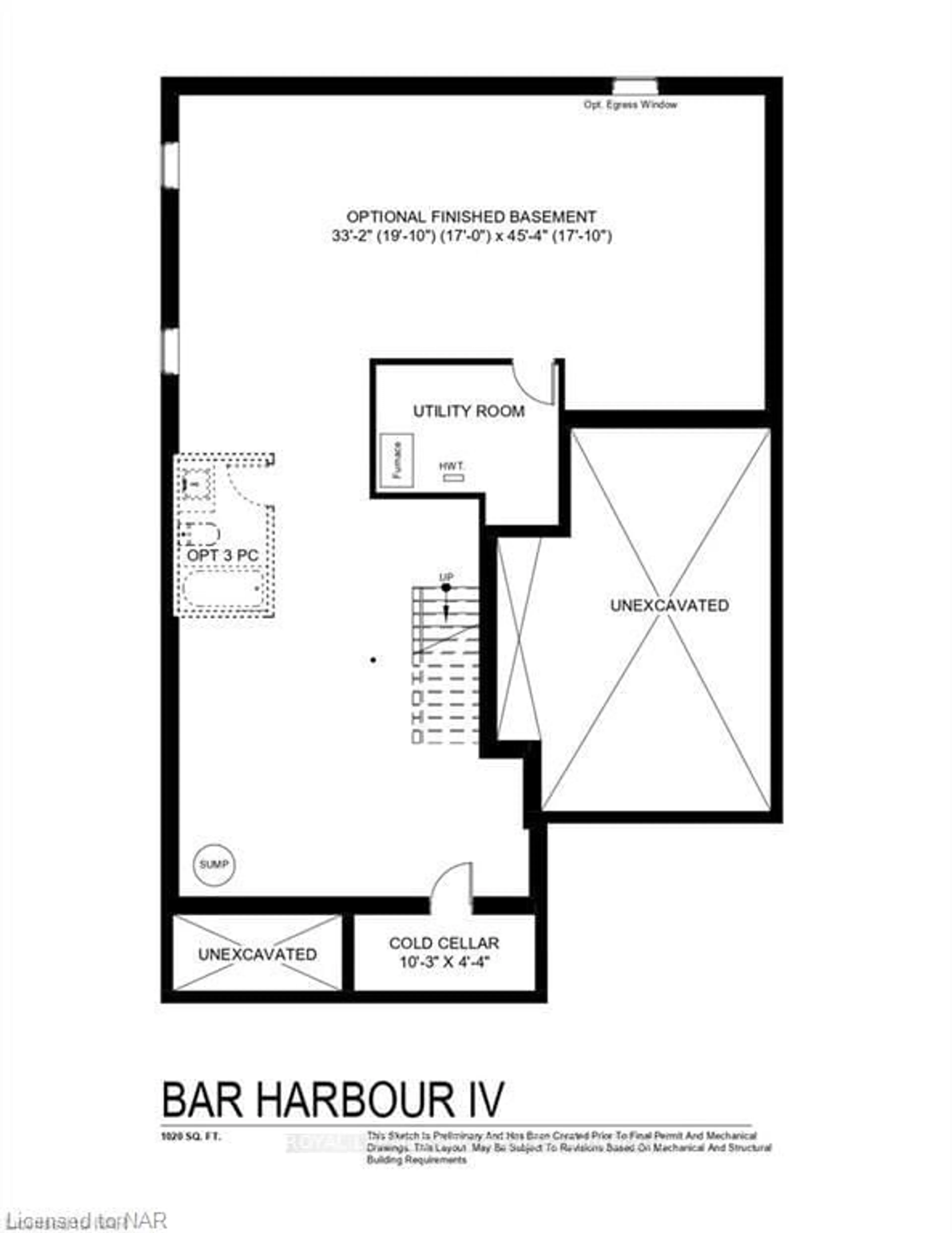 Floor plan for LOT 56 SCHOOLEY Rd, Fort Erie Ontario L0S 1B0