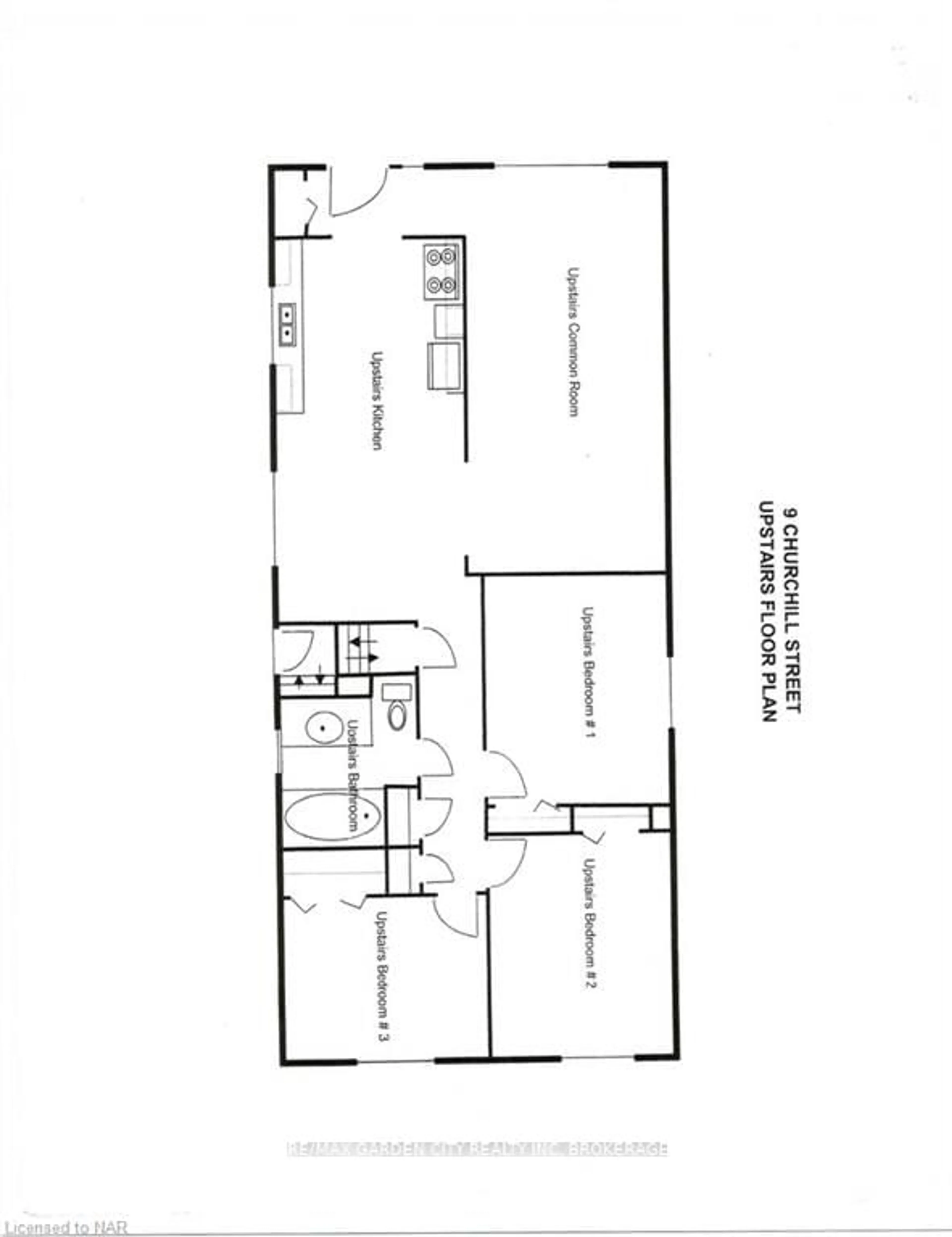 Floor plan for 9 CHURCHILL St, St. Catharines Ontario L2S 2P3