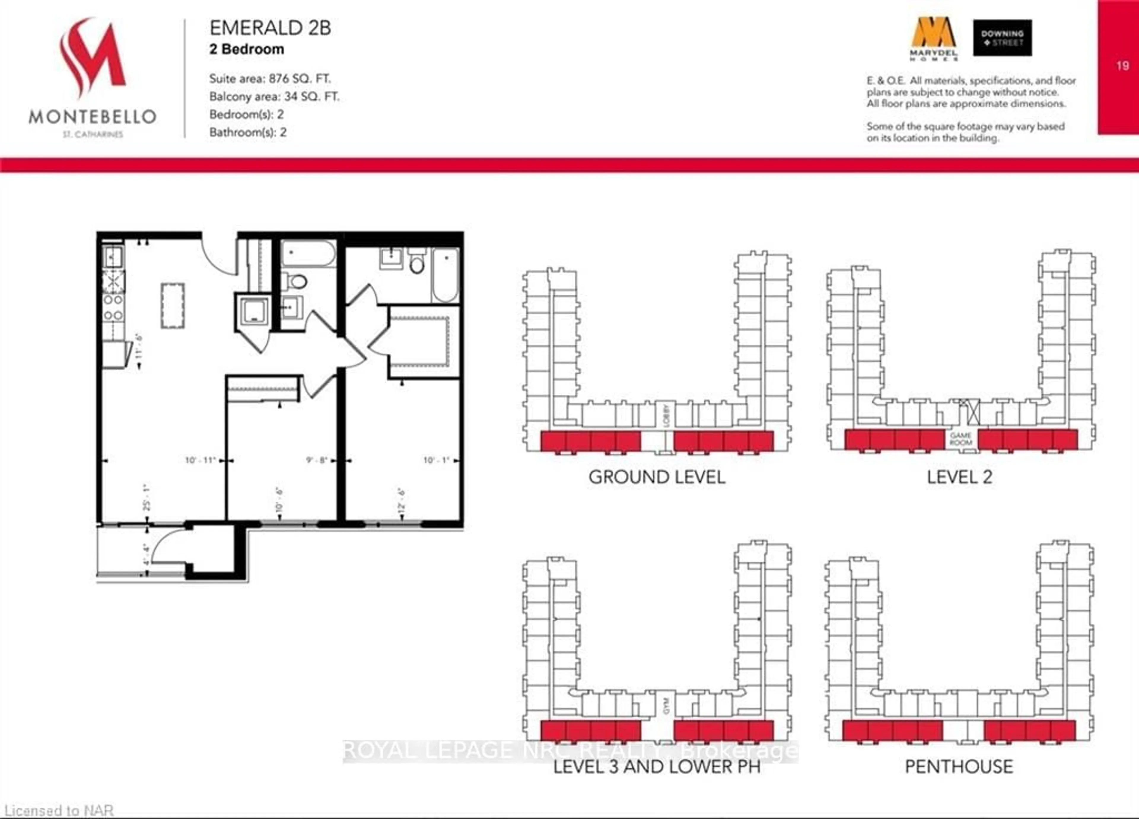 Floor plan for 50 HERRICK Ave #GL06, St. Catharines Ontario L2P 2T9