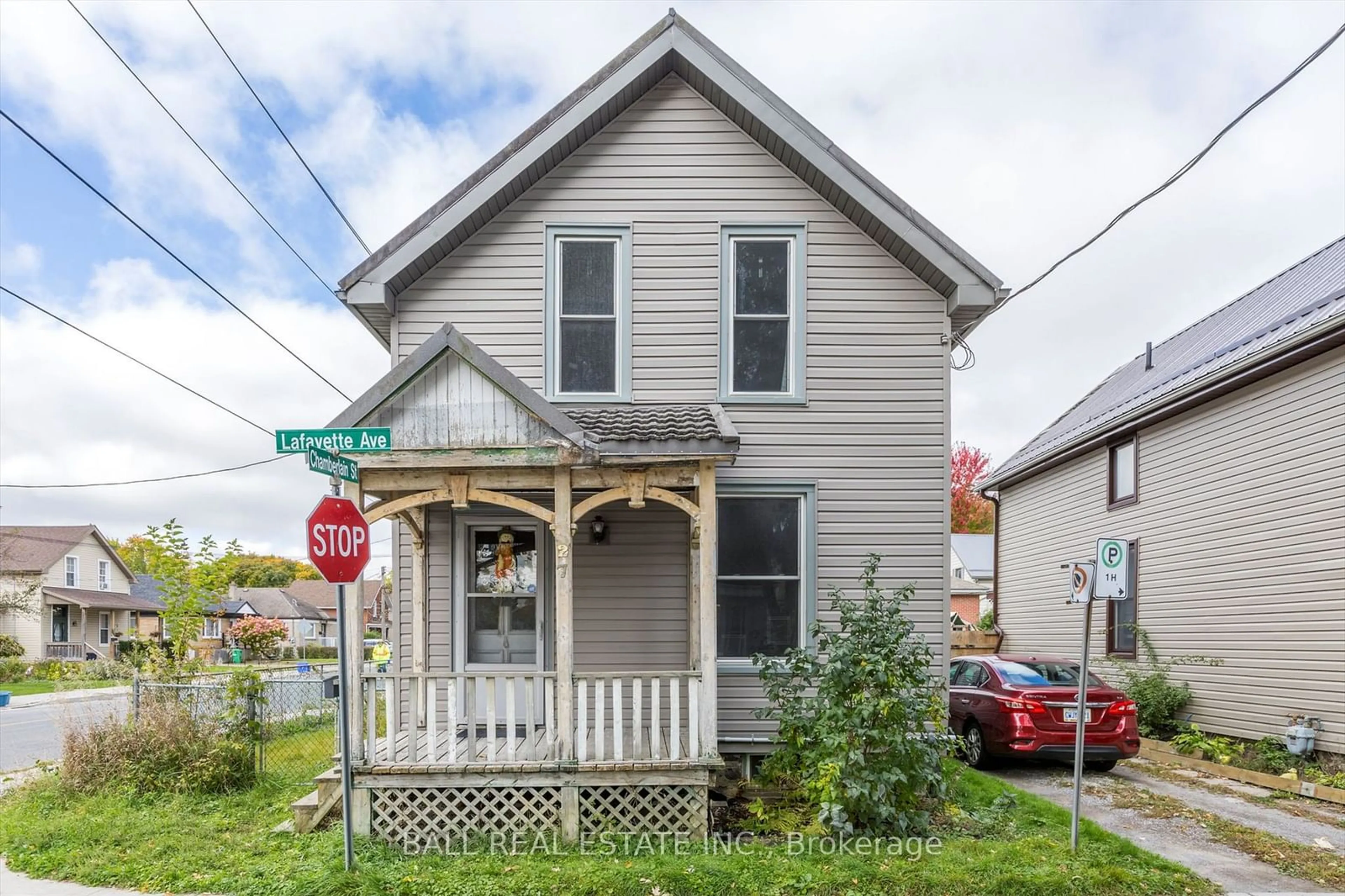 Frontside or backside of a home, cottage for 27 Lafayette Ave, Peterborough Ontario K9J 5C1