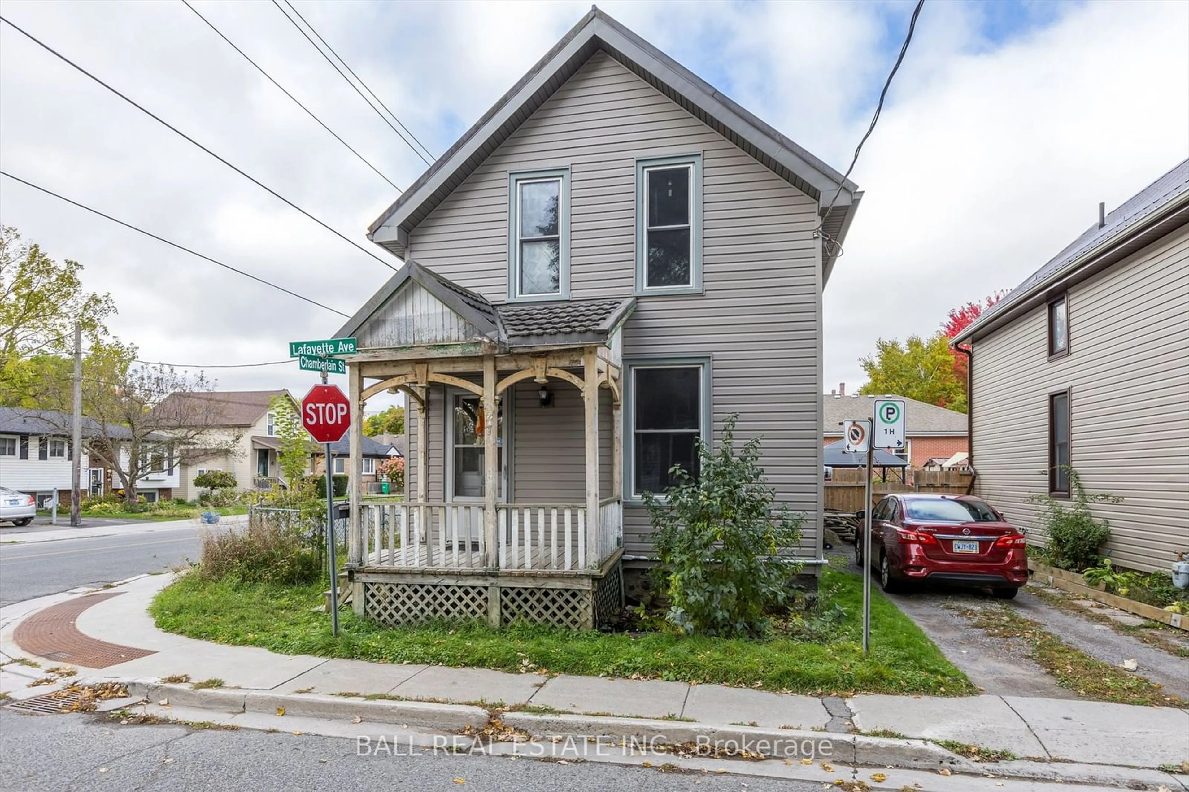 Frontside or backside of a home, the street view for 27 Lafayette Ave, Peterborough Ontario K9J 5C1