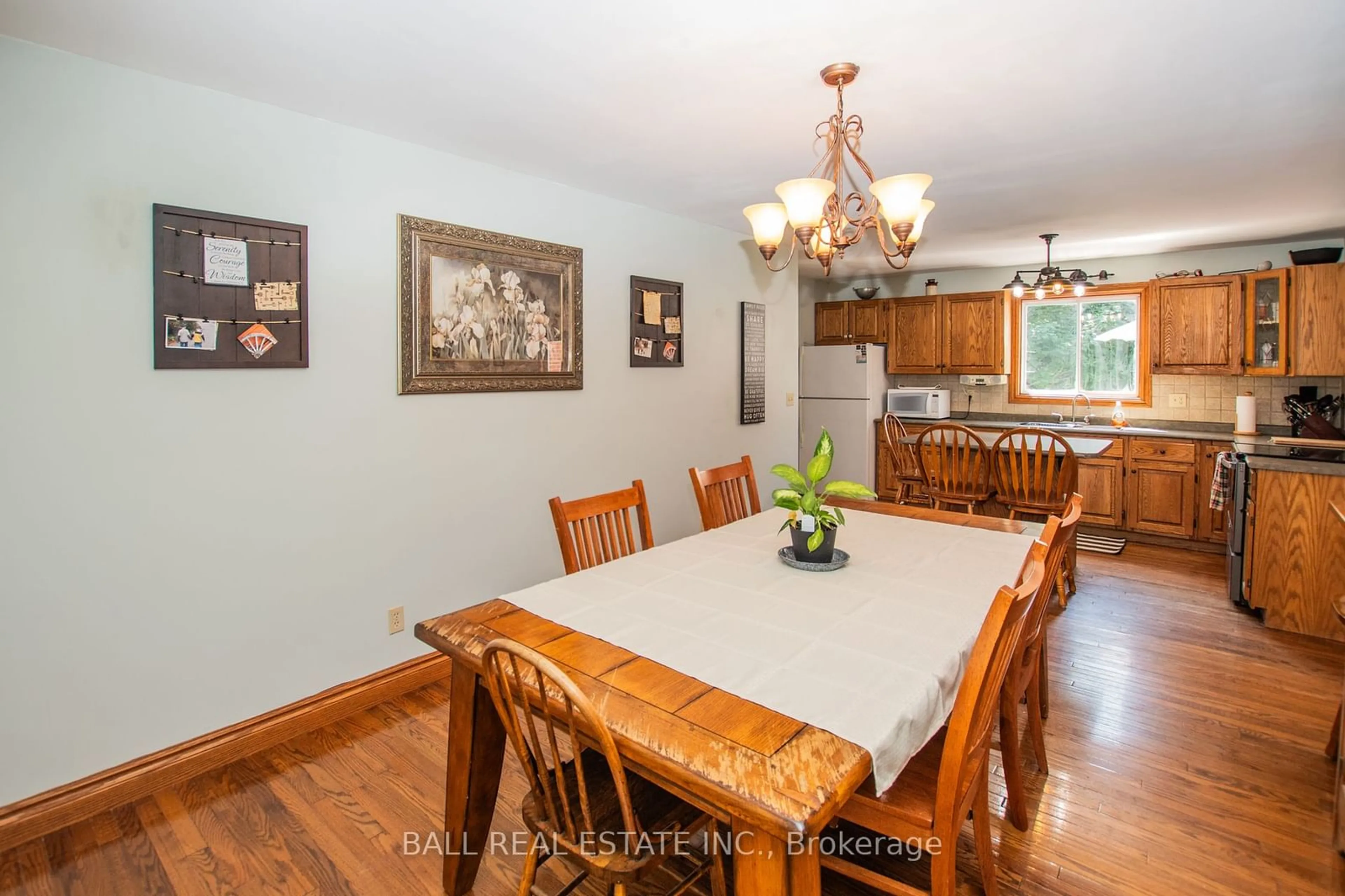 Dining room, wood floors, cottage for 344 Fuller Rd, Centre Hastings Ontario K0K 3H0